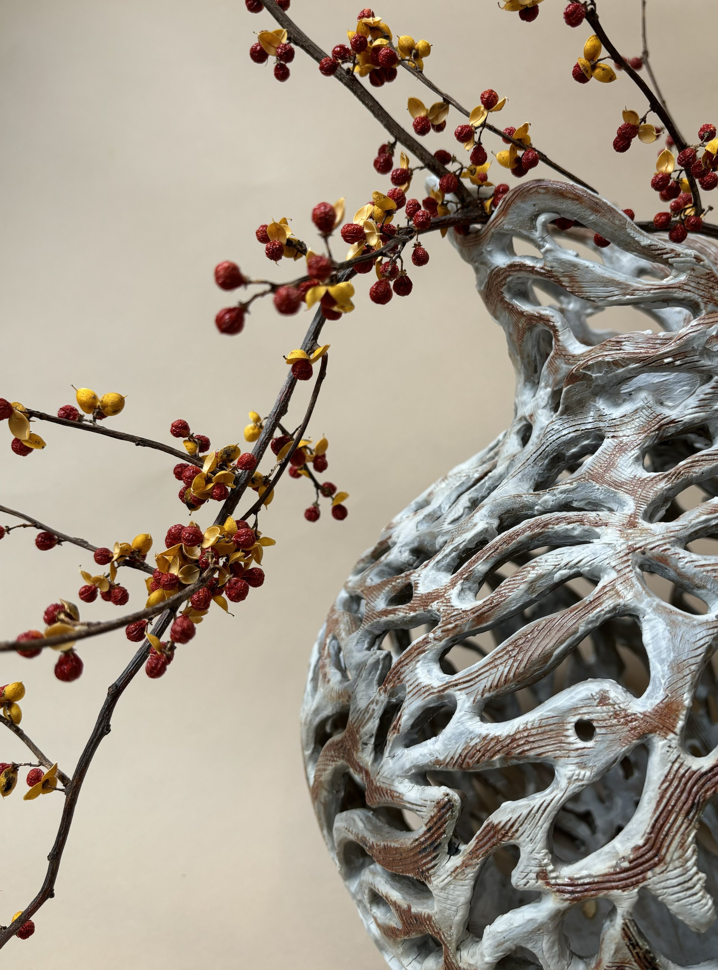 Jessica Ayala _Creature Comforts Pierced Vase.jpeg