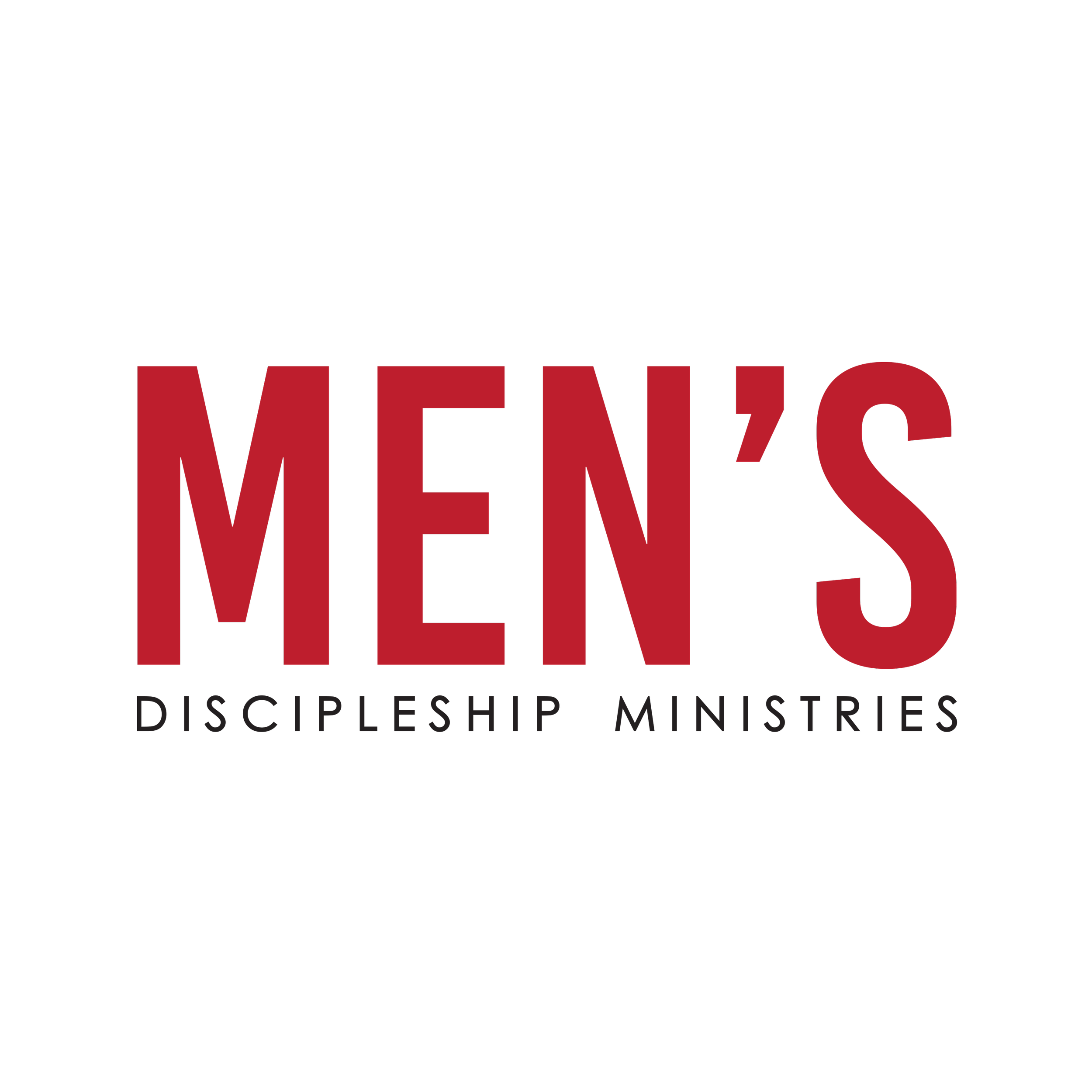 Men's Ministries - April Meeting