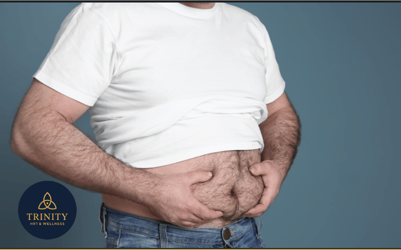 man with belly fat