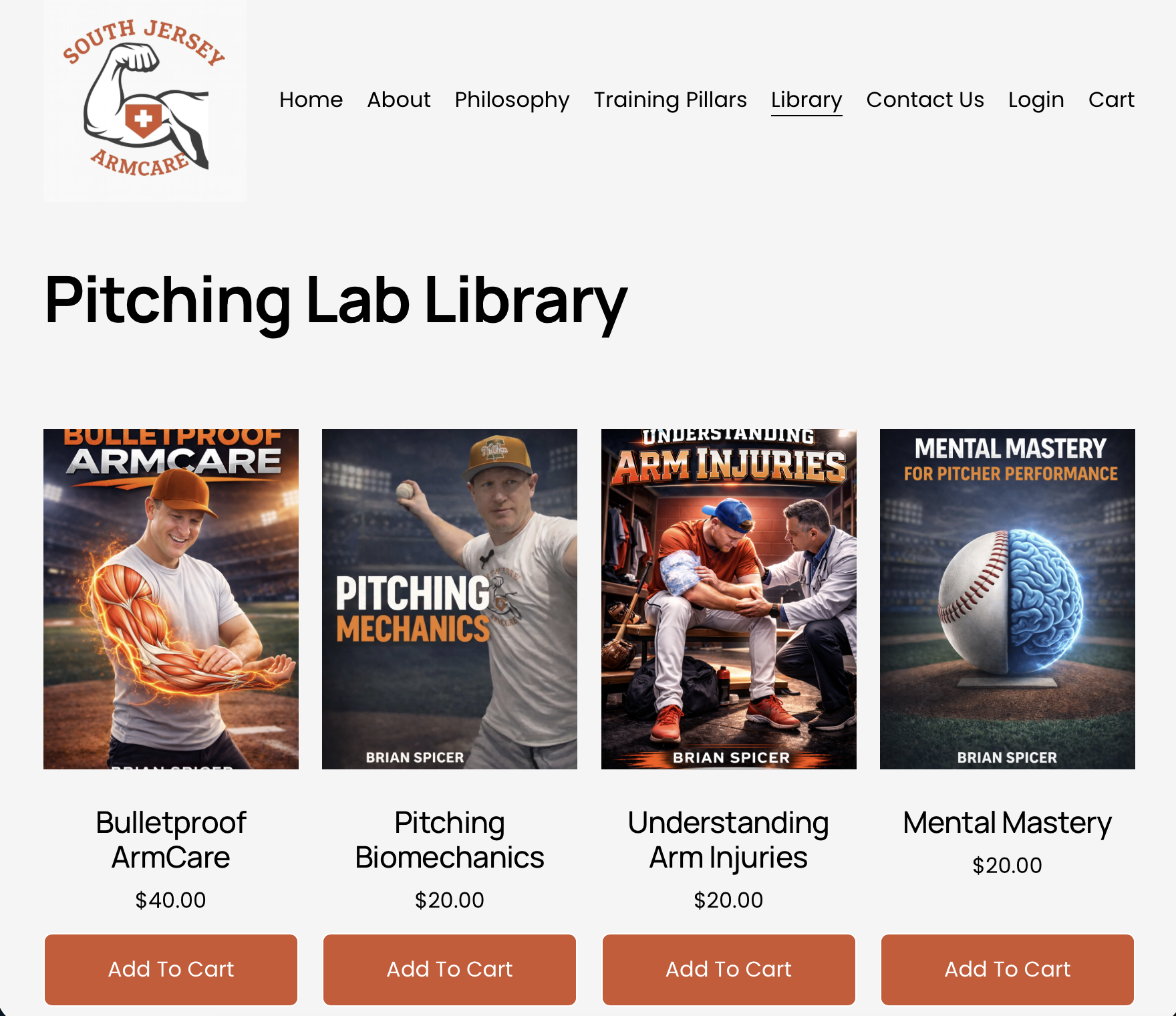 South Jersey ArmCare Library e-Books