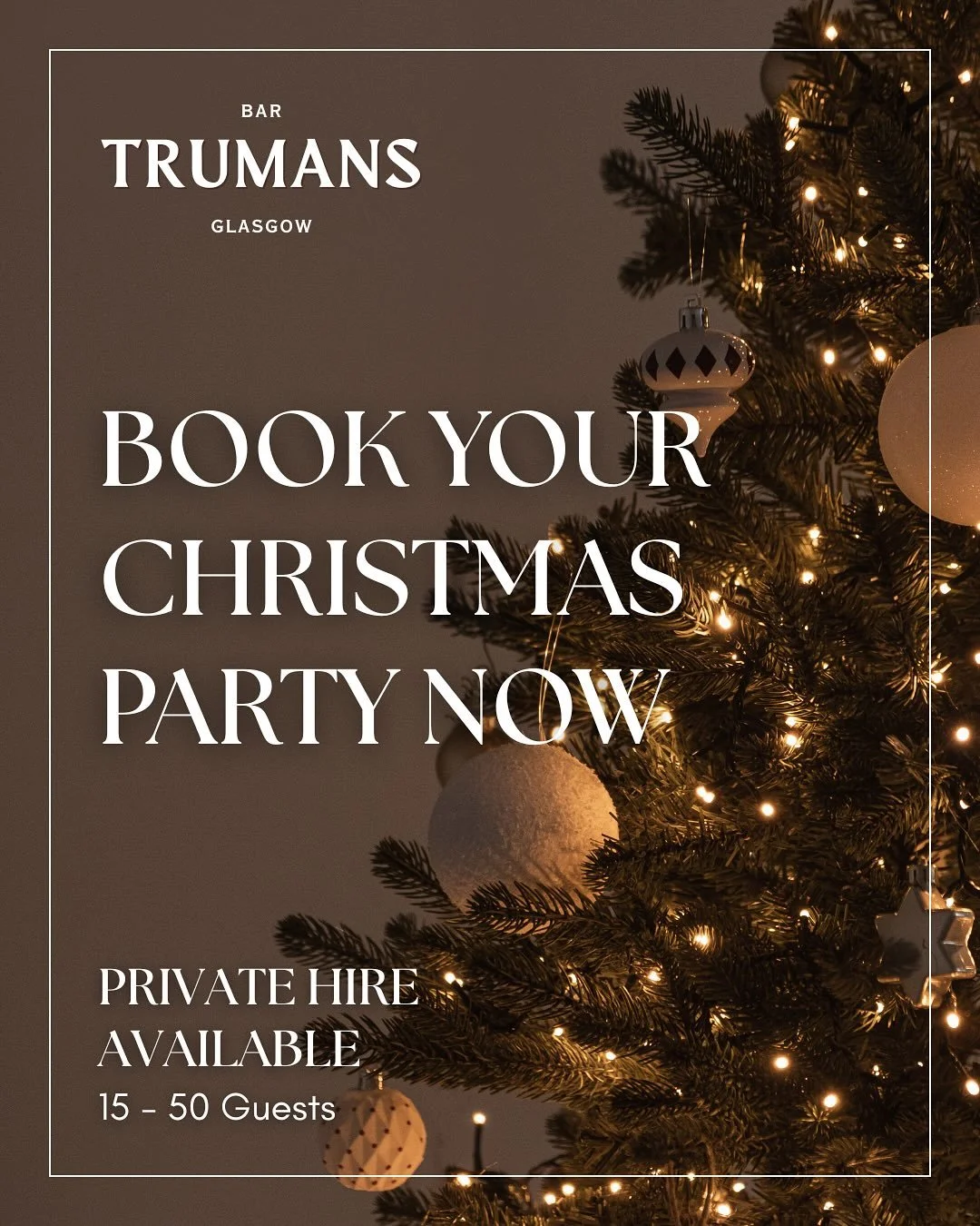 🎄 &lsquo;𝙏𝙞𝙨 𝙩𝙝𝙚 𝙨𝙚𝙖𝙨𝙤𝙣 𝙩𝙤 𝙘𝙚𝙡𝙚𝙗𝙧𝙖𝙩𝙚 &ndash; 𝘾𝙝𝙧𝙞𝙨𝙩𝙢𝙖𝙨 𝙖𝙩 𝙏𝙧𝙪𝙢𝙖𝙣𝙨! 🎄

𝙇𝙤𝙤𝙠𝙞𝙣𝙜 𝙩𝙤 𝙝𝙤𝙨𝙩 𝙖 𝙛𝙚𝙨𝙩𝙞𝙫𝙚 𝙜𝙚𝙩-𝙩𝙤𝙜𝙚𝙩𝙝𝙚𝙧 𝙬𝙞𝙩𝙝 𝙨𝙩𝙮𝙡𝙚 𝙩𝙝𝙞𝙨 𝙮𝙚𝙖𝙧? 𝙒𝙝𝙚𝙩𝙝𝙚𝙧 𝙮𝙤𝙪&rsquo