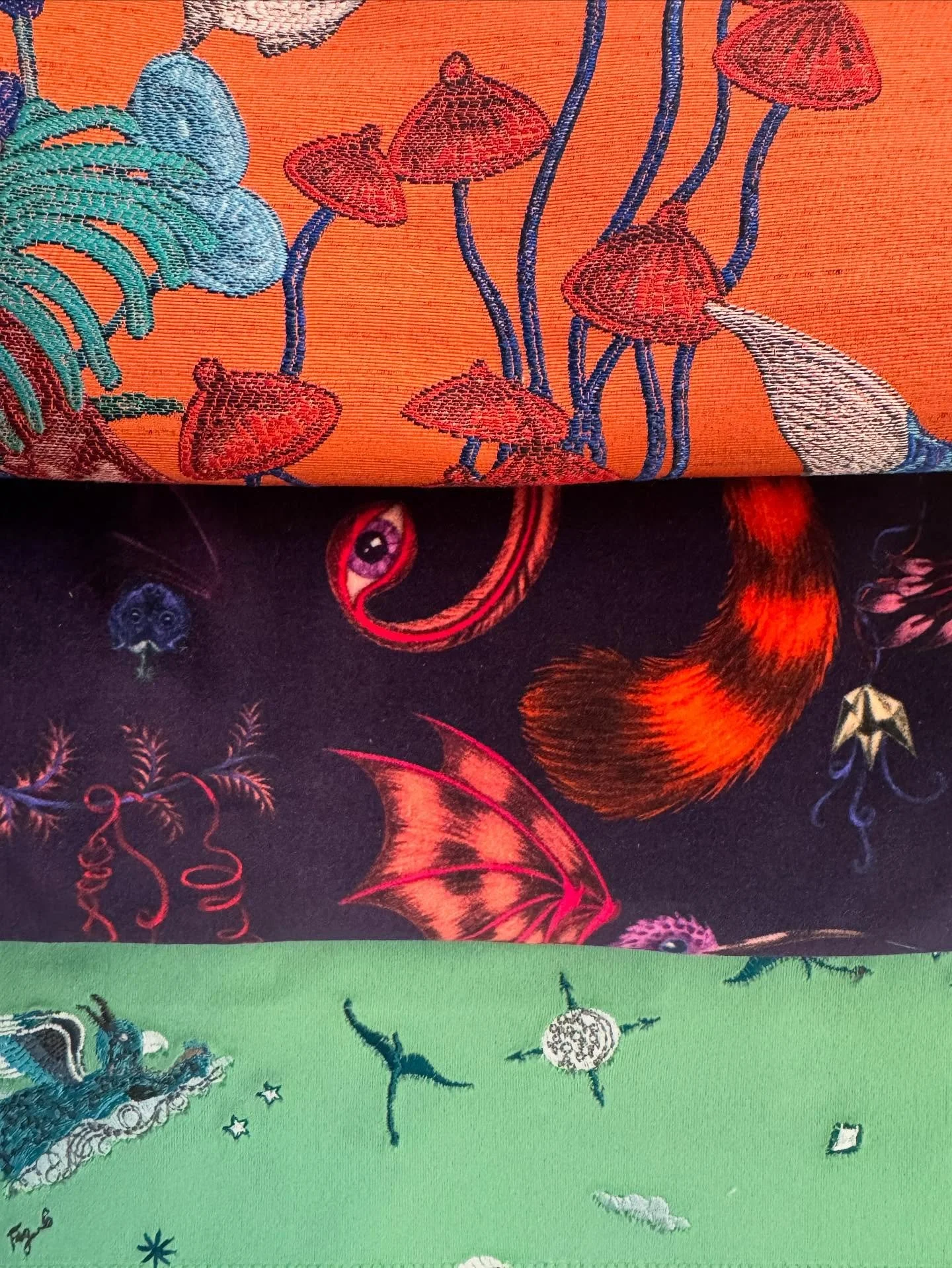 Amazing new fabrics from @clarkeandclarke @kravetinc .  It&rsquo;s time for some color!