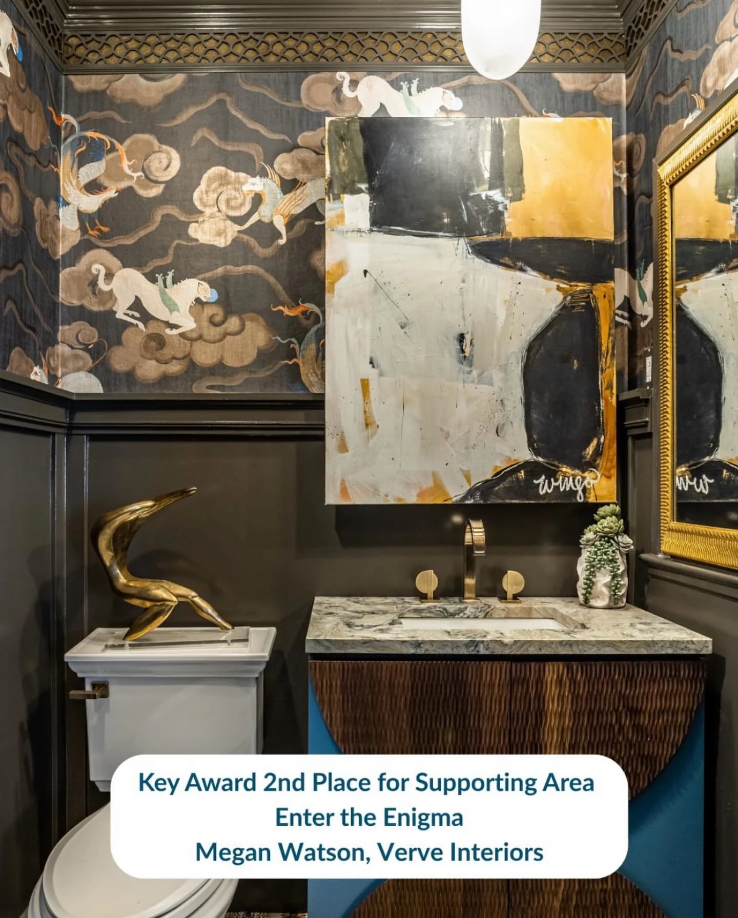 Thank you fellow Designers for the vote and team that made this room happen! @showhouseindy
