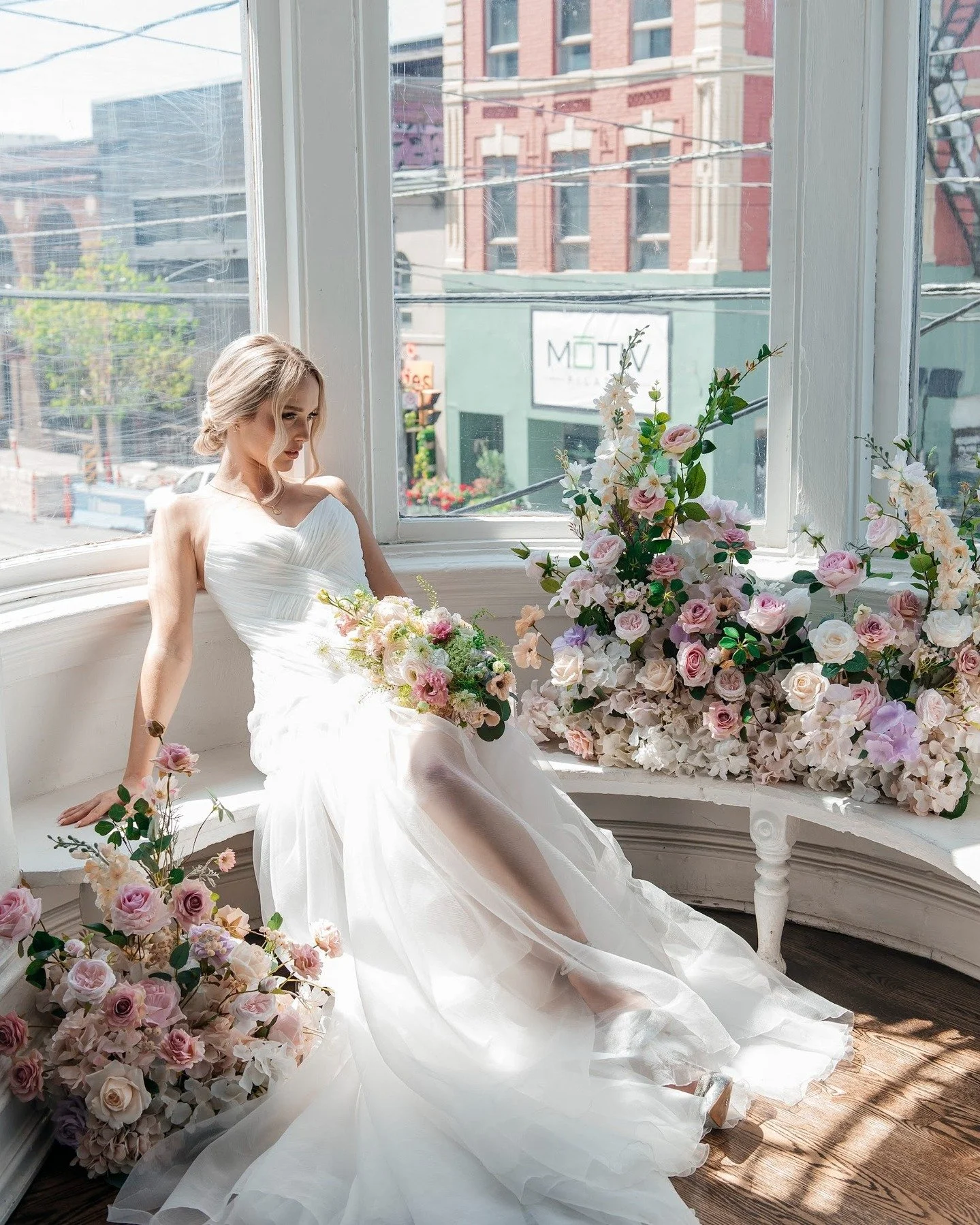 Everything pastel. Featuring our ground arch and bridal bouquet ♡ 

Photography @annakrasovska_photography
Wedding/Event Planner @laylanassarevents
Floral Design @bloomberry.and.co
Wedding Gowns @missia.bridal
Hair / Makeup @kromasalon @bridal_kromas