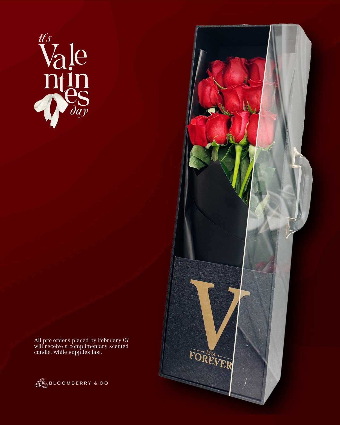 Valentine&rsquo;s Day is about thoughtfulness &mdash; and the best gifts are never rushed.

📩 Forever | Flower Box
- comes with a dozen red roses

We&rsquo;re officially open for Valentine&rsquo;s Day pre-orders.

Designing ahead allows us to source