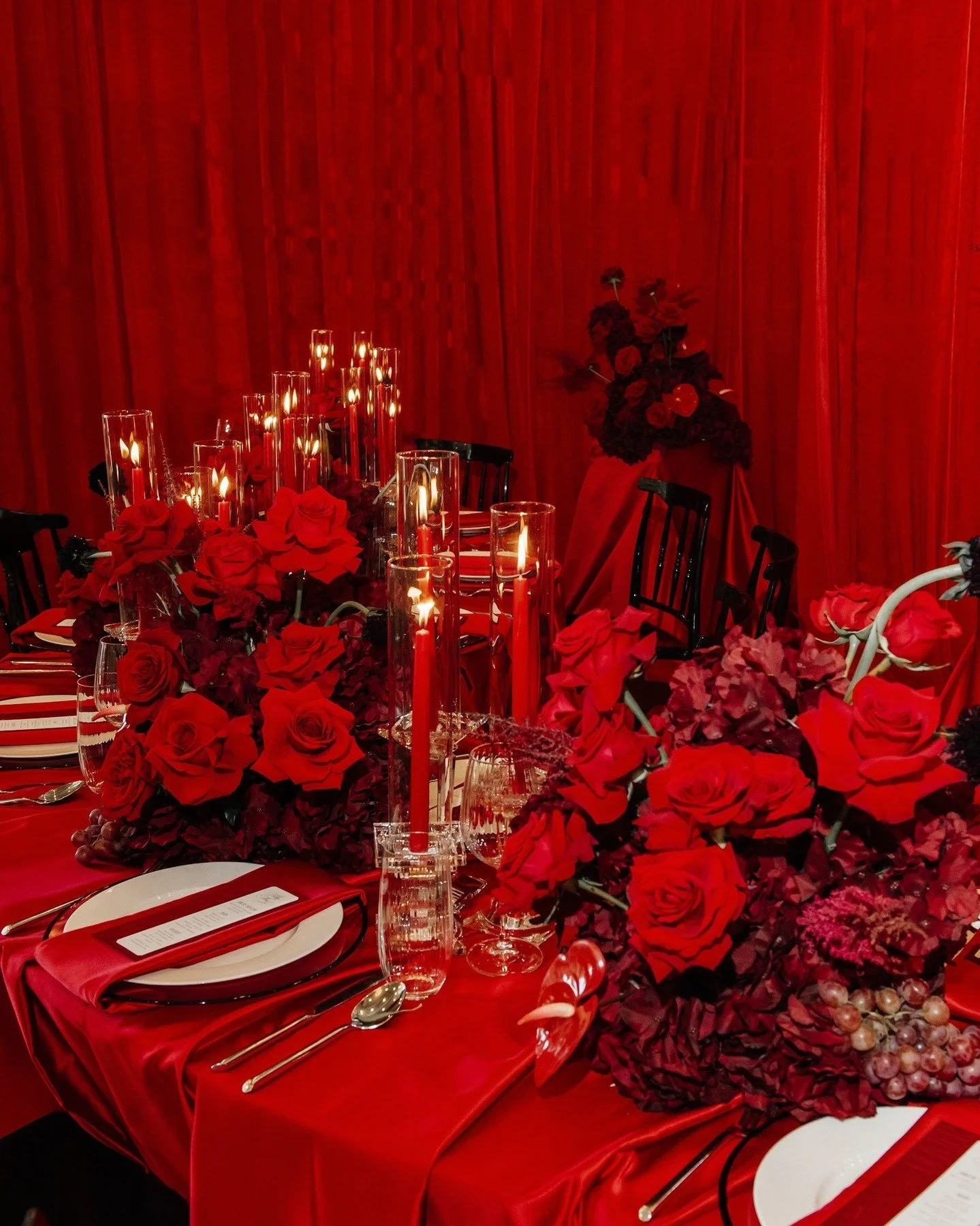 Loving you was RED. Our latest feature in @wedluxe had us gasping! Red on red on red? Why not! 

Planning, Production, and Decor Design @unparalleledweddings
Photography and Cinematography @annakrasovska_photography
Floral Design @bloomberry.and.co
C