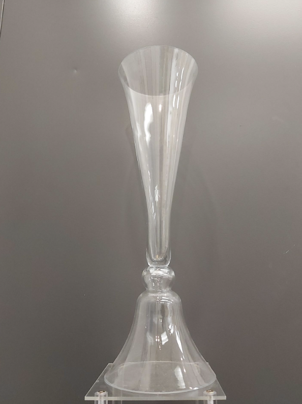 Tall Glass Bell Vase
