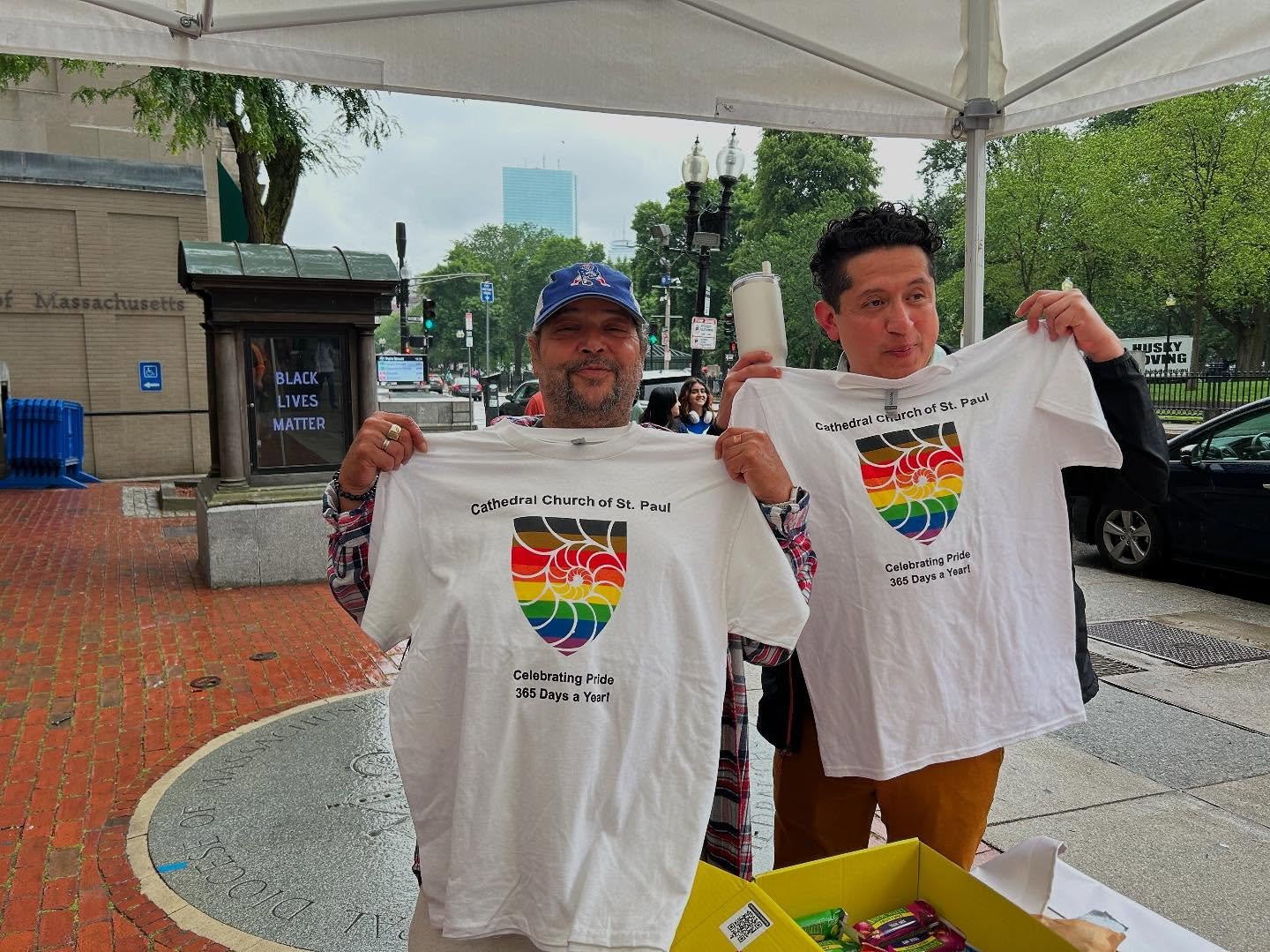 Happy Pride from the Cathedral, and a big THANK YOU to the Crossing for organizing our presence outside on the plaza and the &ldquo;Quiet Queers&rdquo; space for rest and prayer inside!