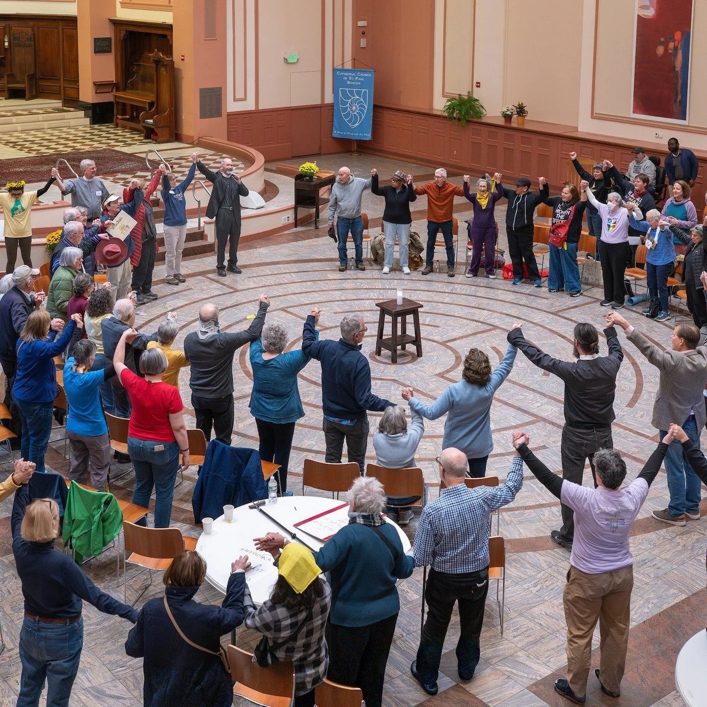 We are grateful to have been able to gather for prayer on Saturday prior to the No Kings gathering in Boston, and that we could open our doors and offer welcome. We are grateful for a peaceful, joyful day of protest; and we are grateful for all who s