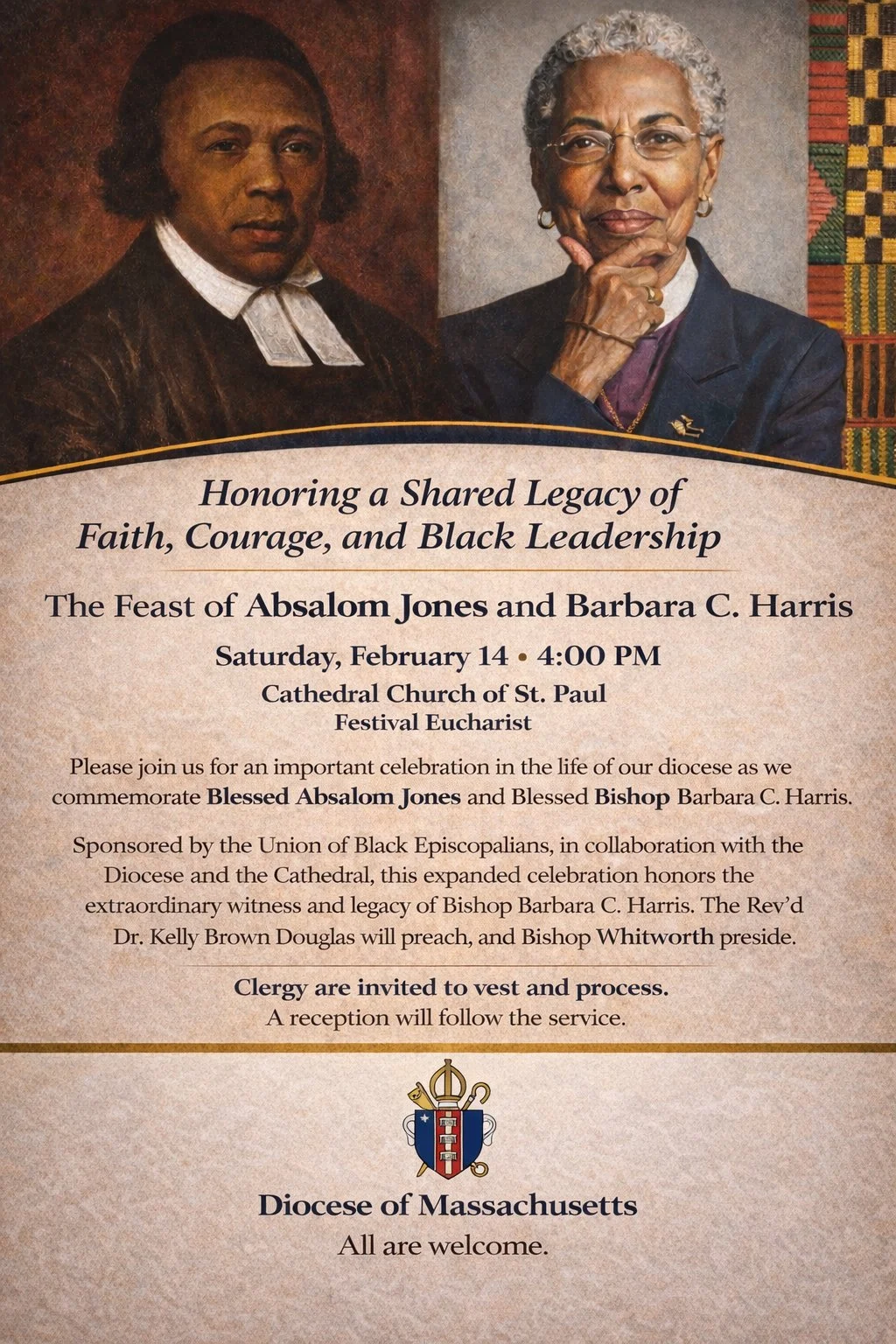 The Feast of Absalom Jones and Barbara C. Harris: Festival Eucharist