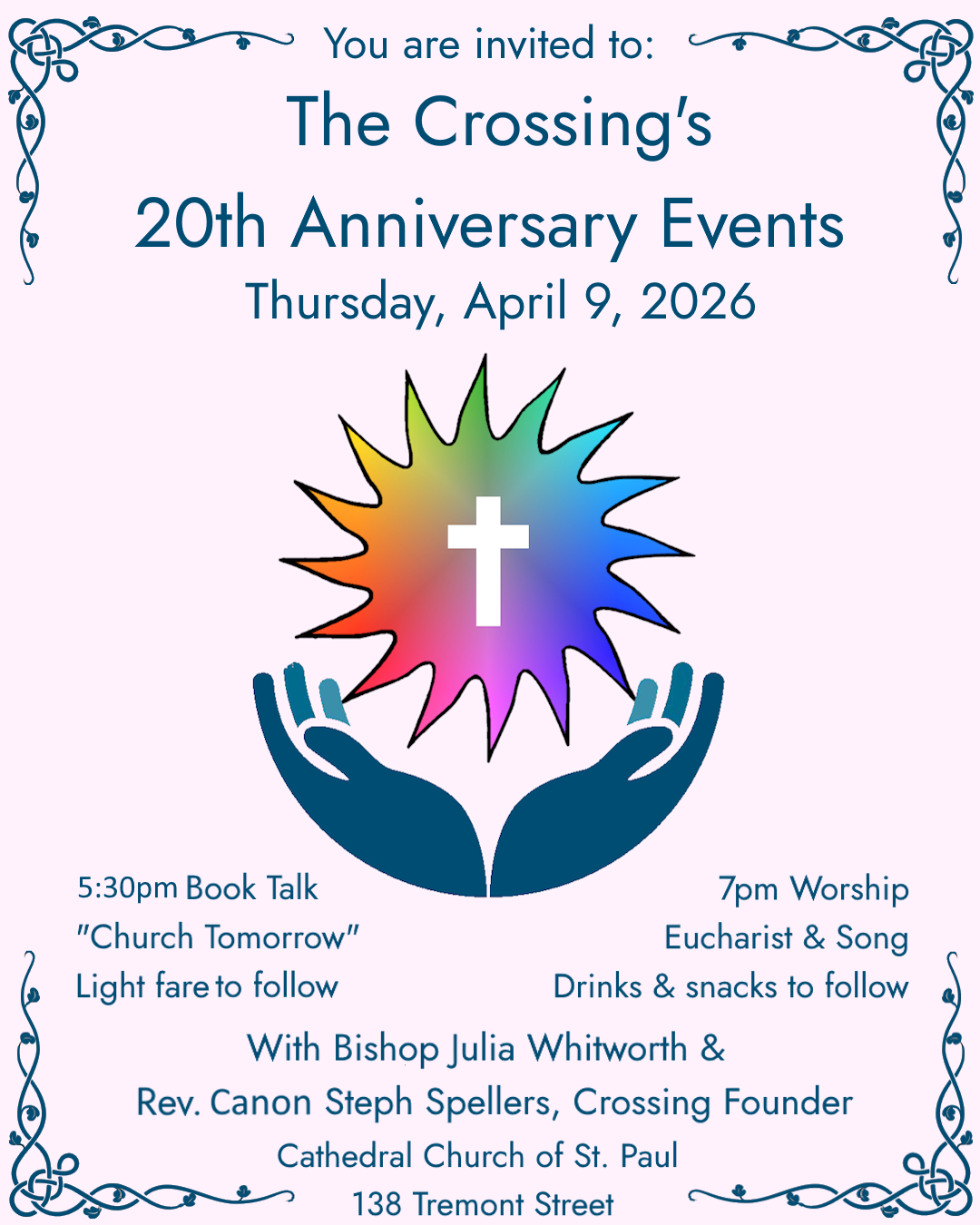 Join The Crossing 20th Anniversary celebration