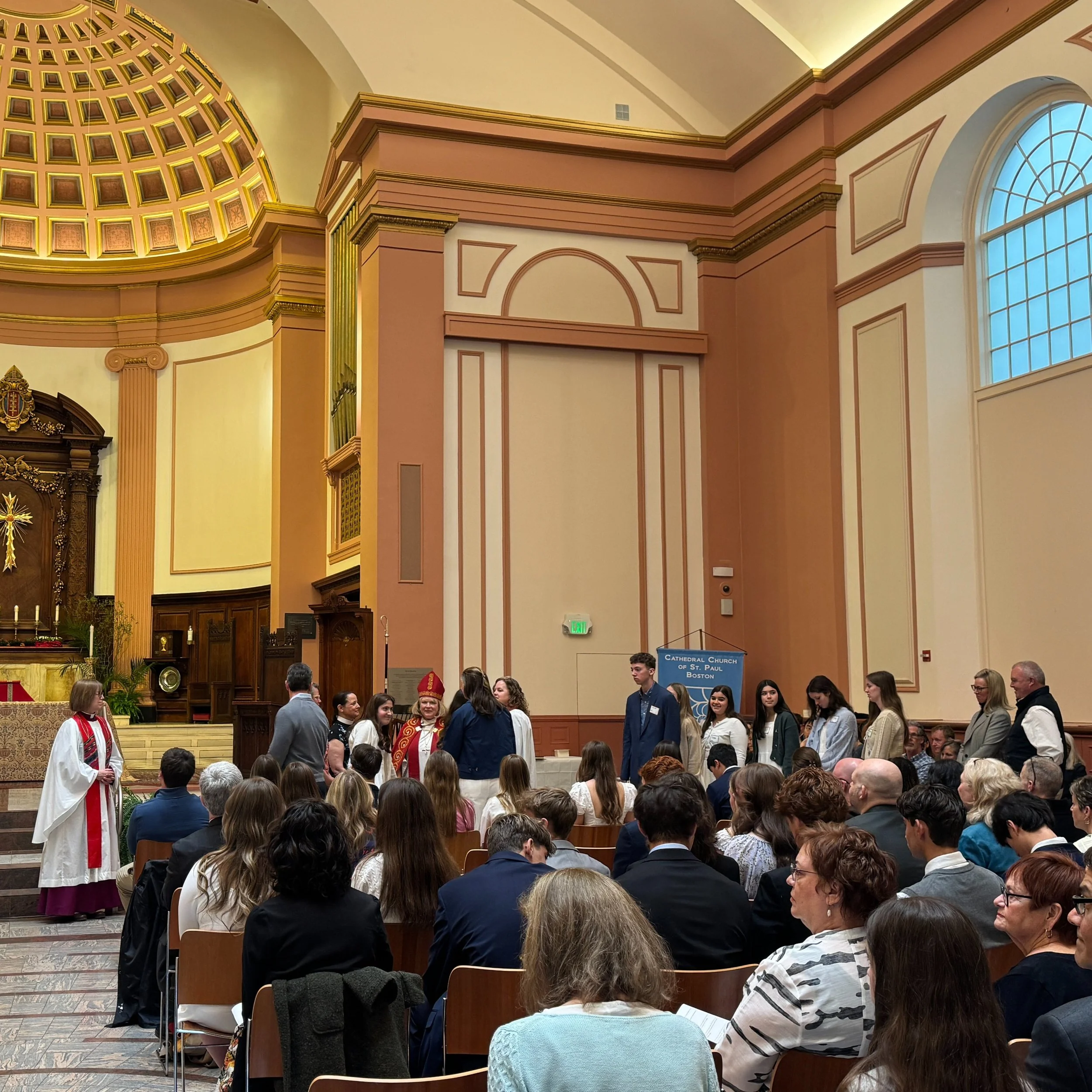 On May 9th it was thrilling to see the cathedral filled, as 78 people from all over the Diocese were confirmed. We so enjoyed celebrating with them and their families. Alleluia! 

#TheCathedralChurchofStPaul #houseofprayerforallpeople #cathedralofbos