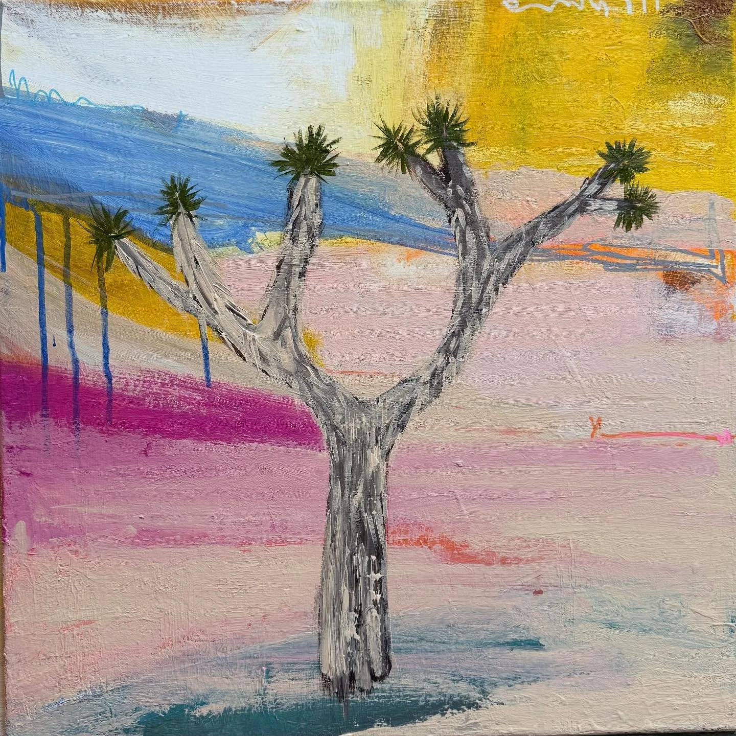 New Joshua tree work for this Tuesday #joshuatree #artwork #fraichearts #abstractart #art