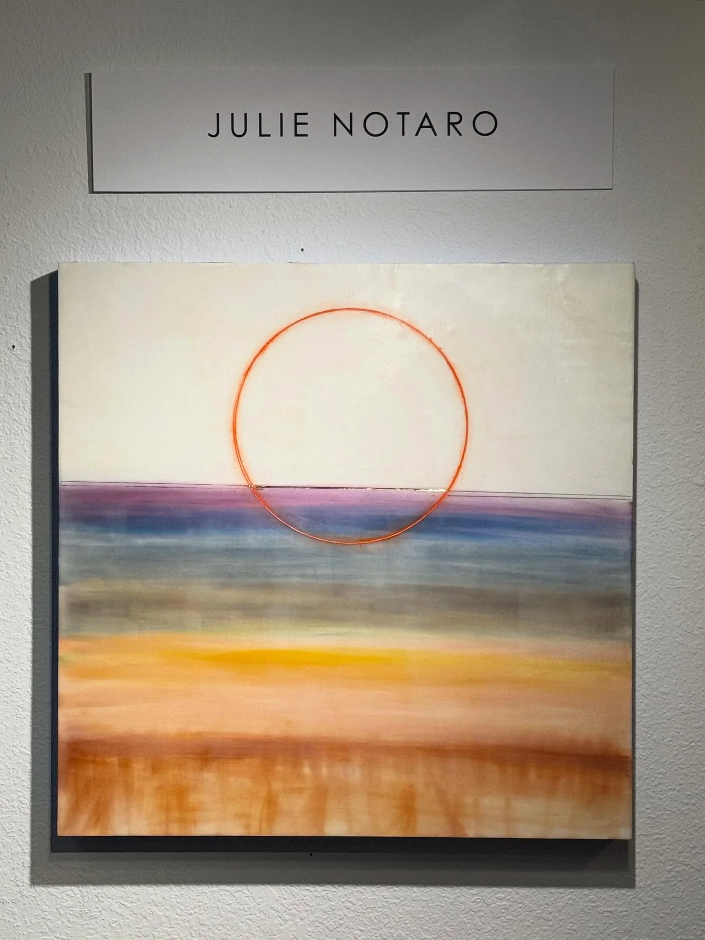 What a year! Finishing out 2025 with this work. Looking forward to the sunrise tomorrow and all the possibilities. Thanks for being part of this journey #newyear #newdawn #encausticart #artist #expressyourself