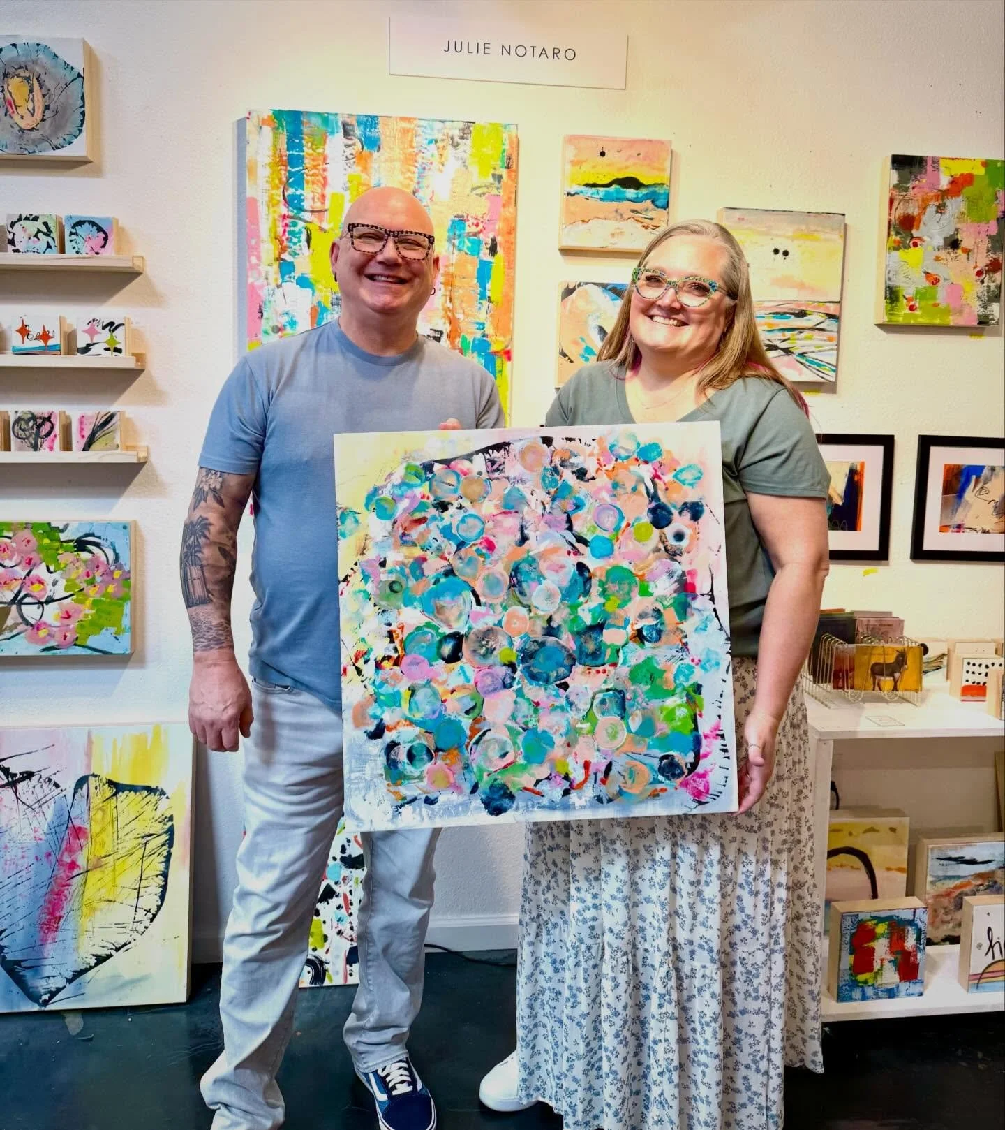 Excited my new encaustic work has found a fabulous home!! #encausticart #artsold #artstudio #abstractartist