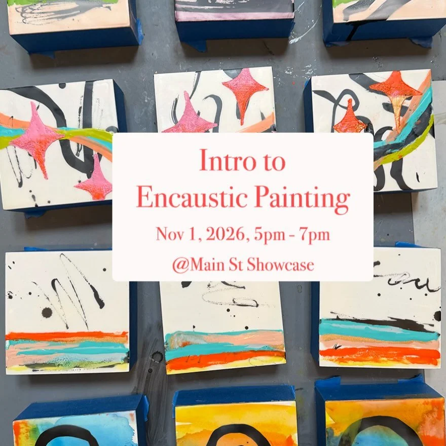 If you&rsquo;ve been curious about encaustic art, join me for my upcoming workshop @showcase.on.main on Nov 1, 5pm to 7pm. Link sign up below:

https://www.mainstshowcase.com/workshops