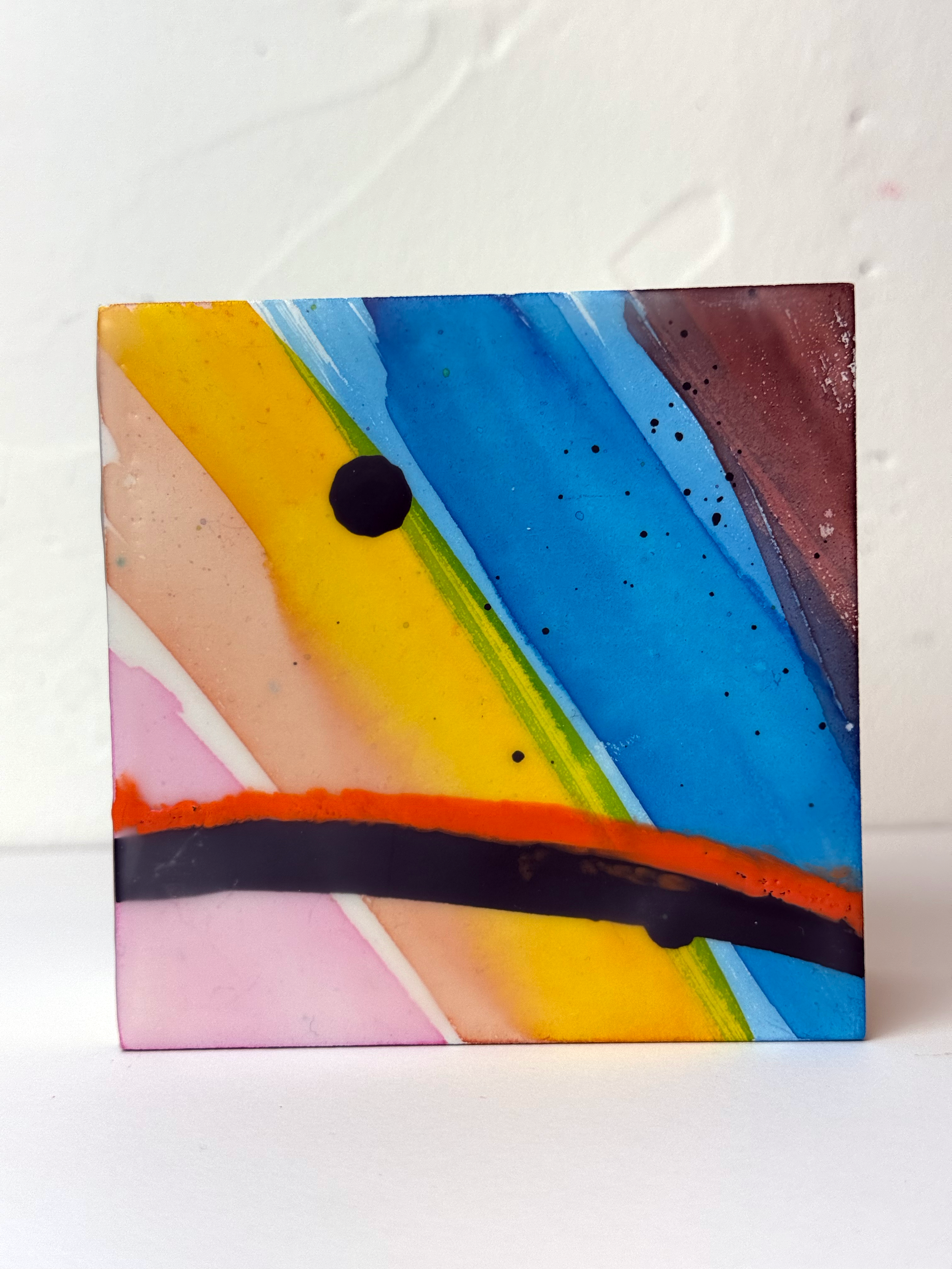 4x4 Encaustic on panel