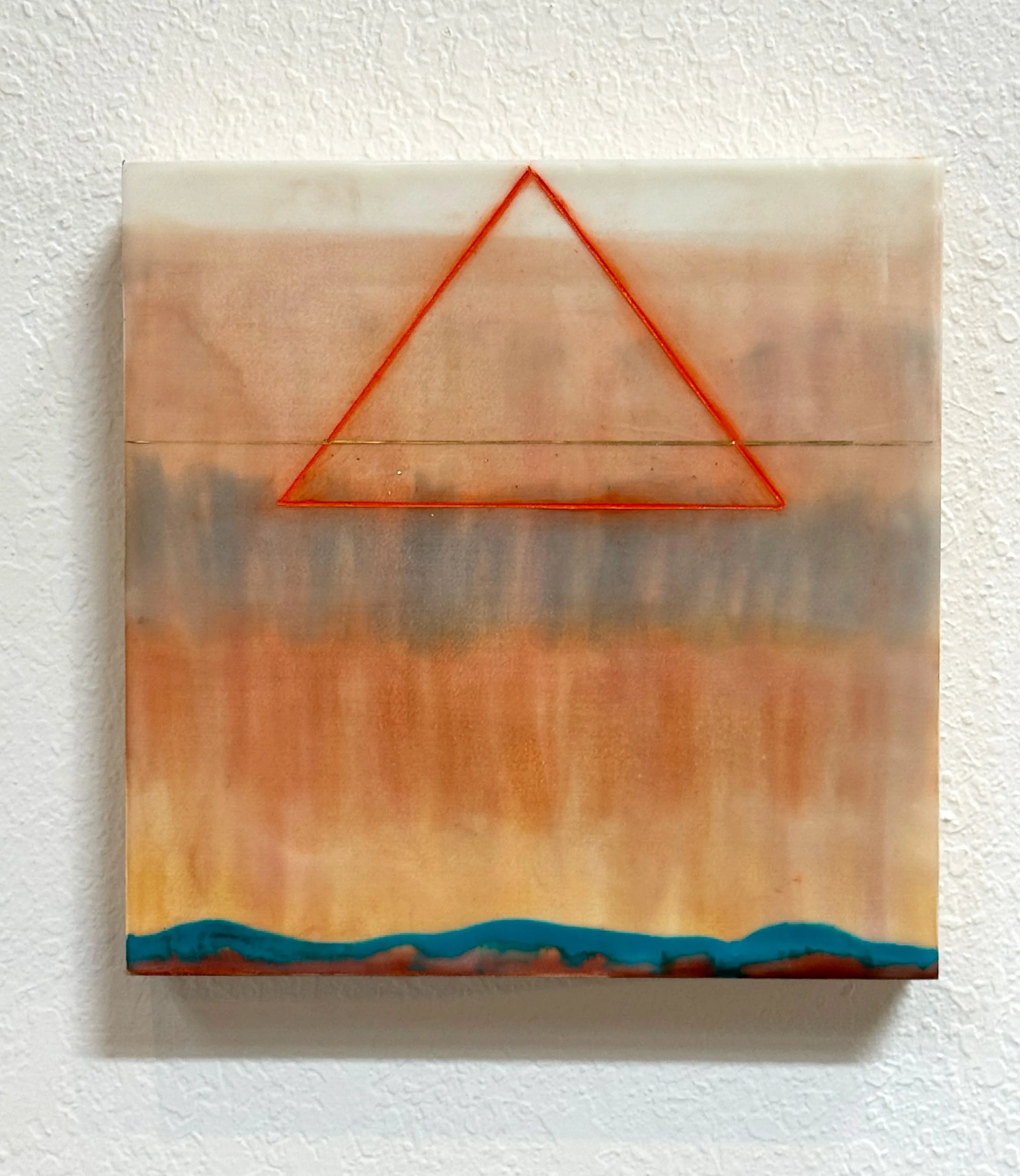 10x10 Encaustic on panel