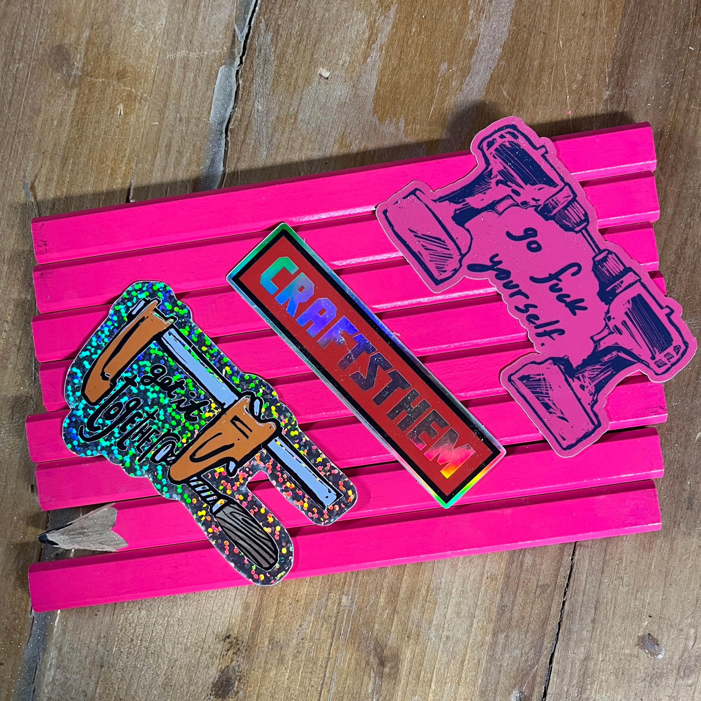 Don't Be a Tool Sticker ~ 3 Pack ~