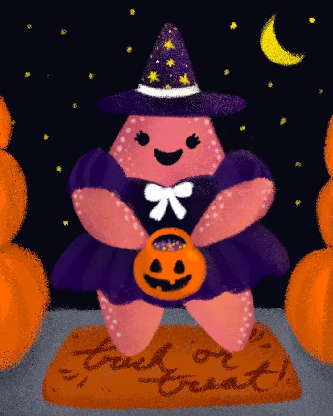 Just a chonky lil starfish witch for Inktober Day 7! ⭐🎃🍬

Find my books on Amazon 在亚马逊上找到我的书:
👉Monster Ice Cream - 怪物冰淇淋
👉There&rsquo;s a Monster in My Nose! - 我的鼻子里有一只怪物
👉Baby Has a Bite! - 吃一口宝宝！
🌈Coming soon: 100 Steps Up Rainbow Mountain -1
