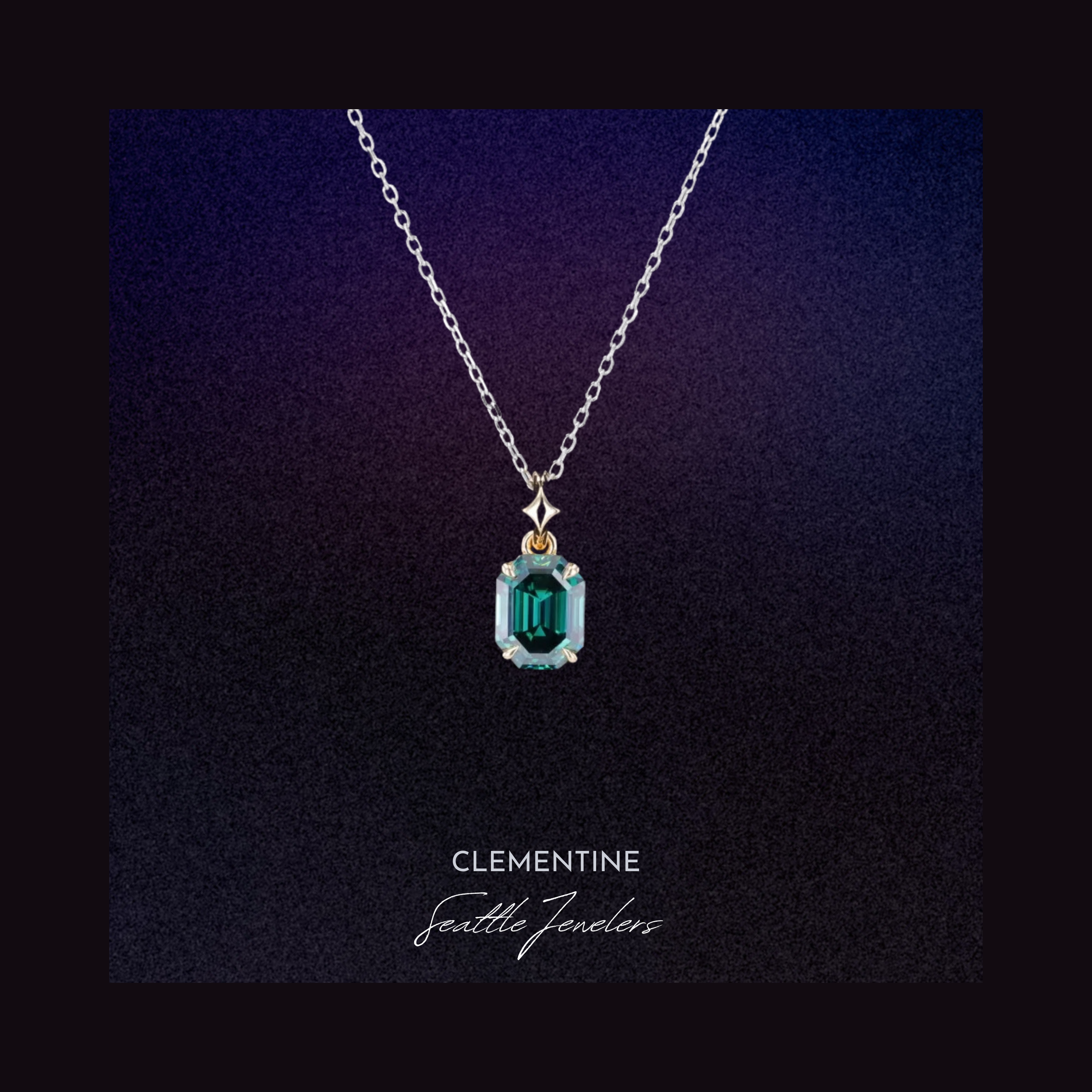 Lucia Emerald Pendant