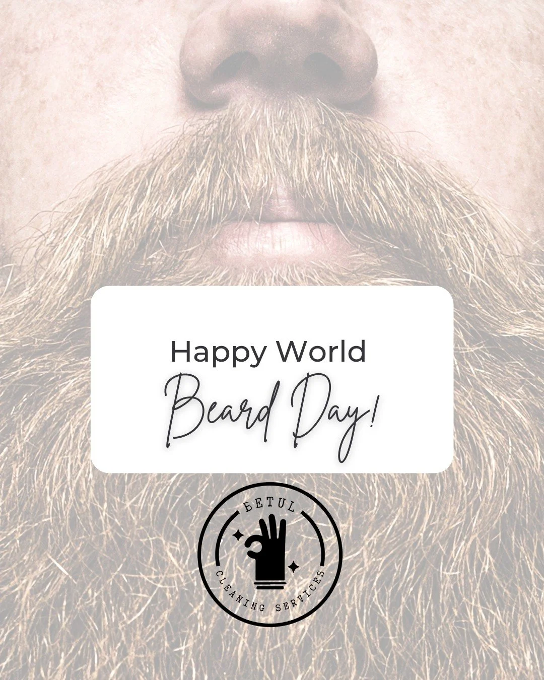 Happy World Beard Day! π§β¨
Shoutout to all the bearded men we love, and the patient partners who deal with the sink aftermath ππ
At Betul Cleaning Services, we don’t just clean homes… we rescue bathrooms from beard trimmings, toothpas