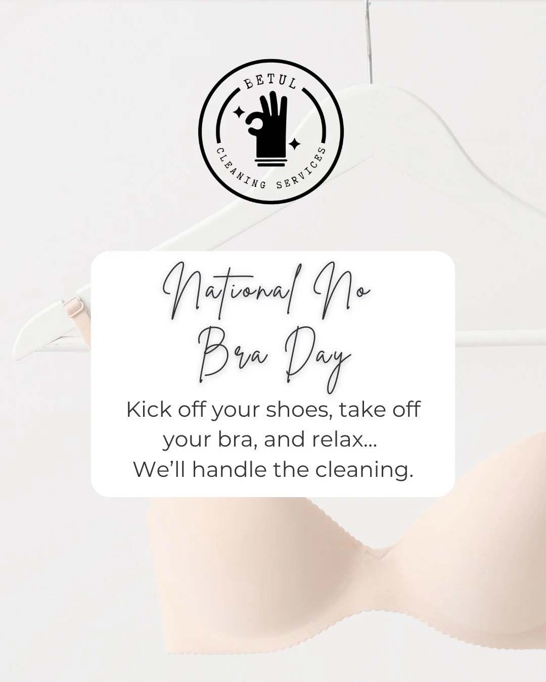 At the end of a long day, you deserve rest, not chores.
Betul Cleaning Services brings the peace your home and body need.
Book your cleaning today and truly relax!
#cleanhome #cleaningservice #nobraday #PeaceOfMind