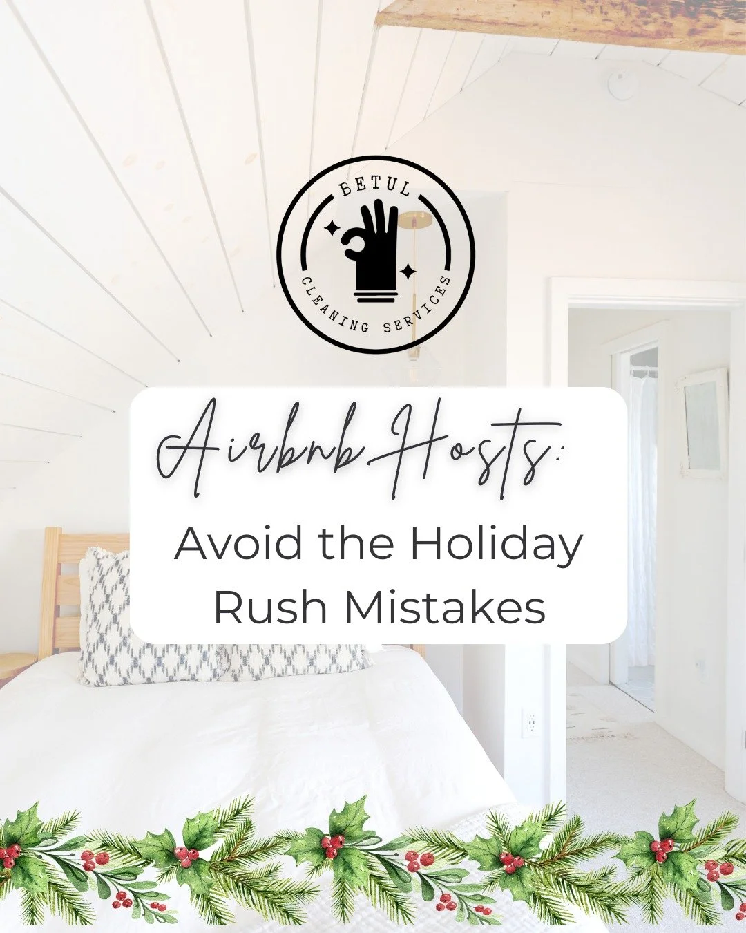 More guests. More turnovers. More five-star expectations. 

Let our team help you protect your ratings and your time this season 

Secure your December turnover schedule!

#HolidaySeason2025 #ChristmasReadyHome #atlantacleaningservice #holidaycleanin