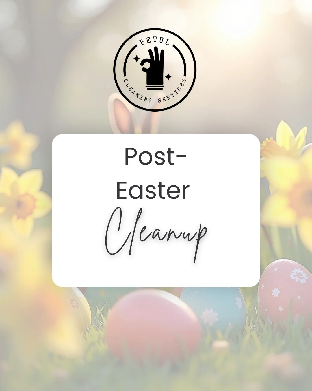 After hosting comes the part no one looks forward to.
Post-event cleaning is where professional service makes the biggest difference.

Book your post-Easter reset.

#PostHosting #HomeReset #AtlantaLiving #CleanSpace