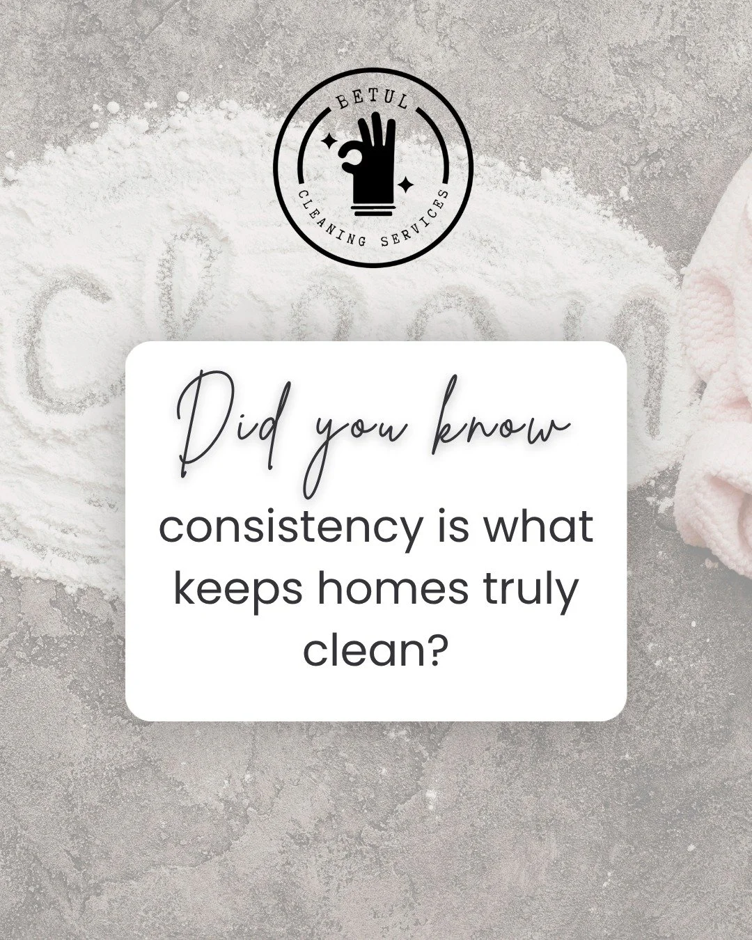 Deep cleaning once helps.
Consistent maintenance keeps your home manageable, calm, and always ready.

Ask about recurring services, we are here to help!

#DidYouKnow #HomeMaintenance #AtlantaLiving #CleanRoutine