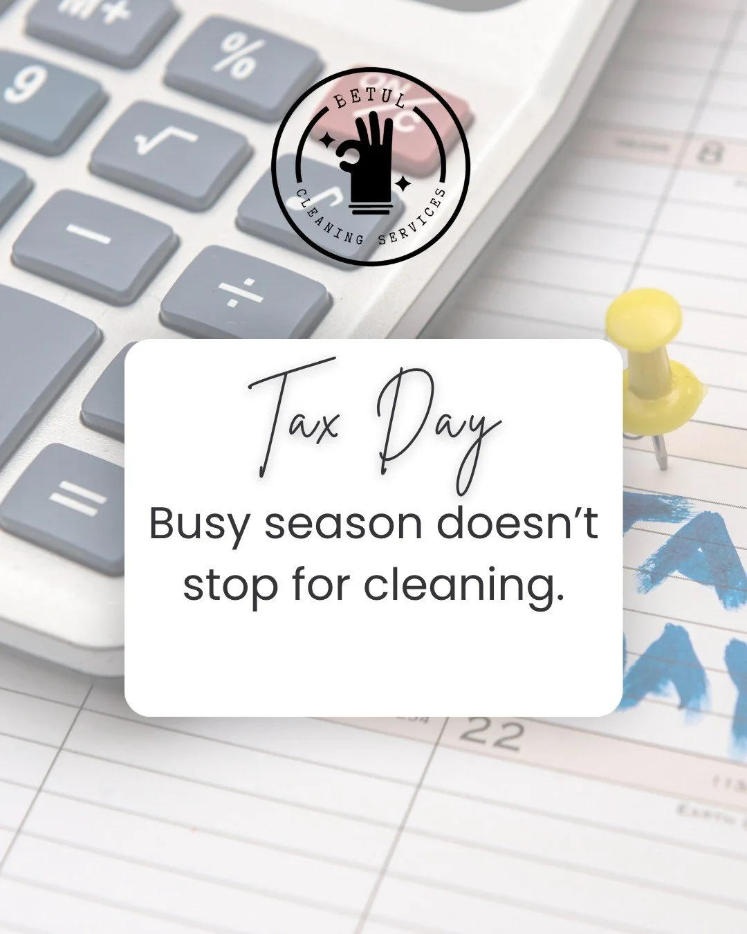 April is full. 
Work, deadlines, responsibilities.
Cleaning becomes one more thing on your list, and usually the one that gets pushed aside.

Let us take it off your plate!

#AtlantaProfessionals #TimeManagement #CleanHome #PeaceOfMind