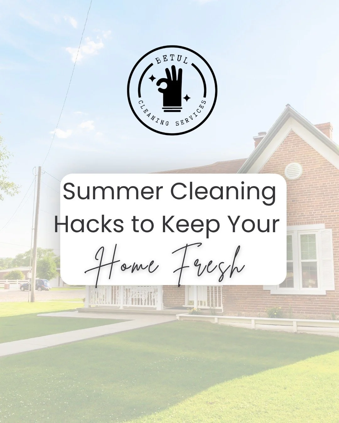 Georgia heat = sweaty days, sticky surfaces, and stubborn smells...
But with a few smart hacks, your home can stay fresh, cool, and summer-ready. 💨🍋

From switching your fan&rsquo;s direction to natural deodorizing tricks, these simple tips will ma
