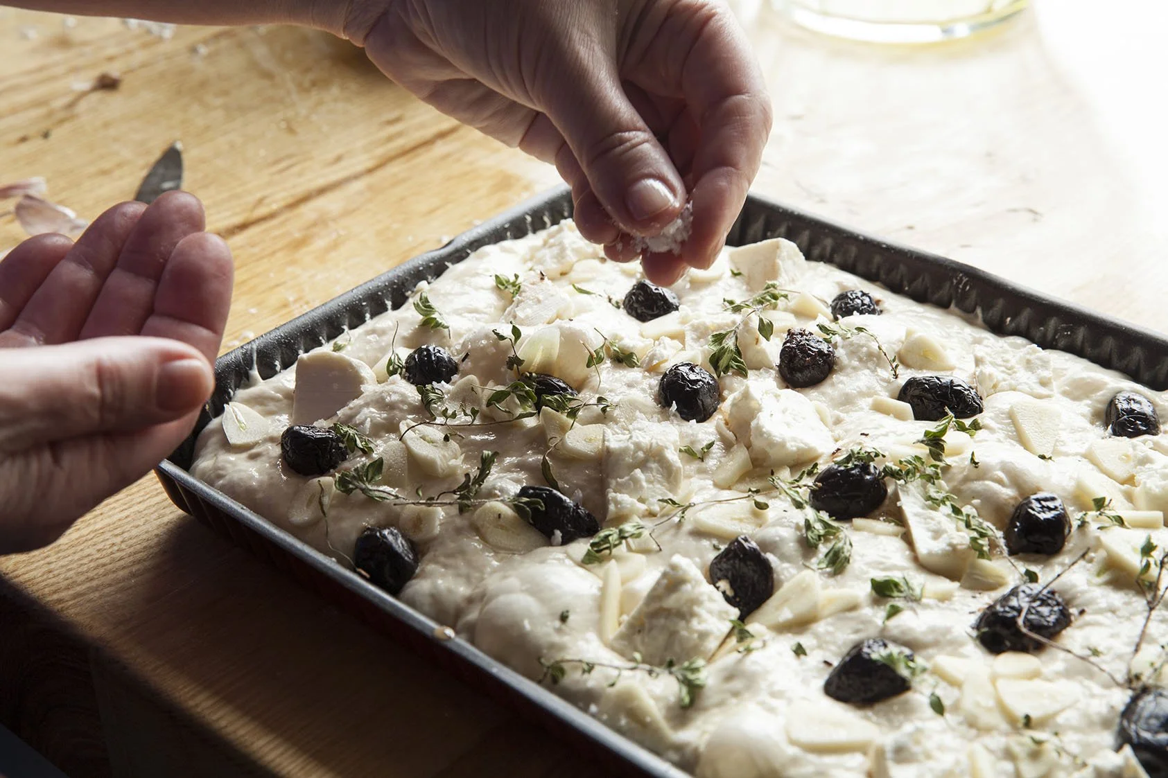 Halen Mon Foccacia making.jpg