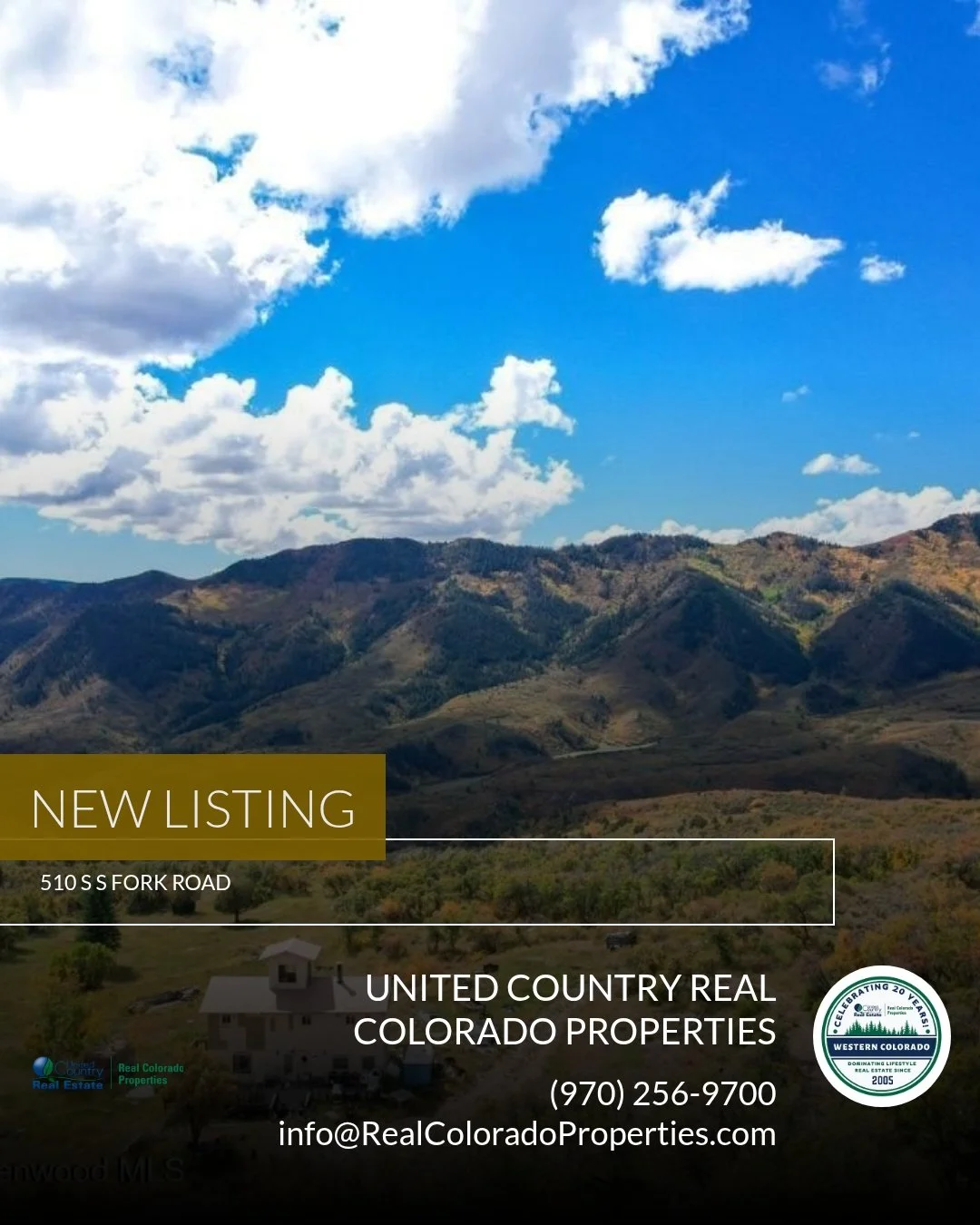Take a look at this new listing in Rifle, Colorado! Click below for more information and tag anyone who might be interested! Price $315,000. Listed with Caitlin Lucchesi (702) 544-8216 and Brooke Snyder (970) 379-5433.
