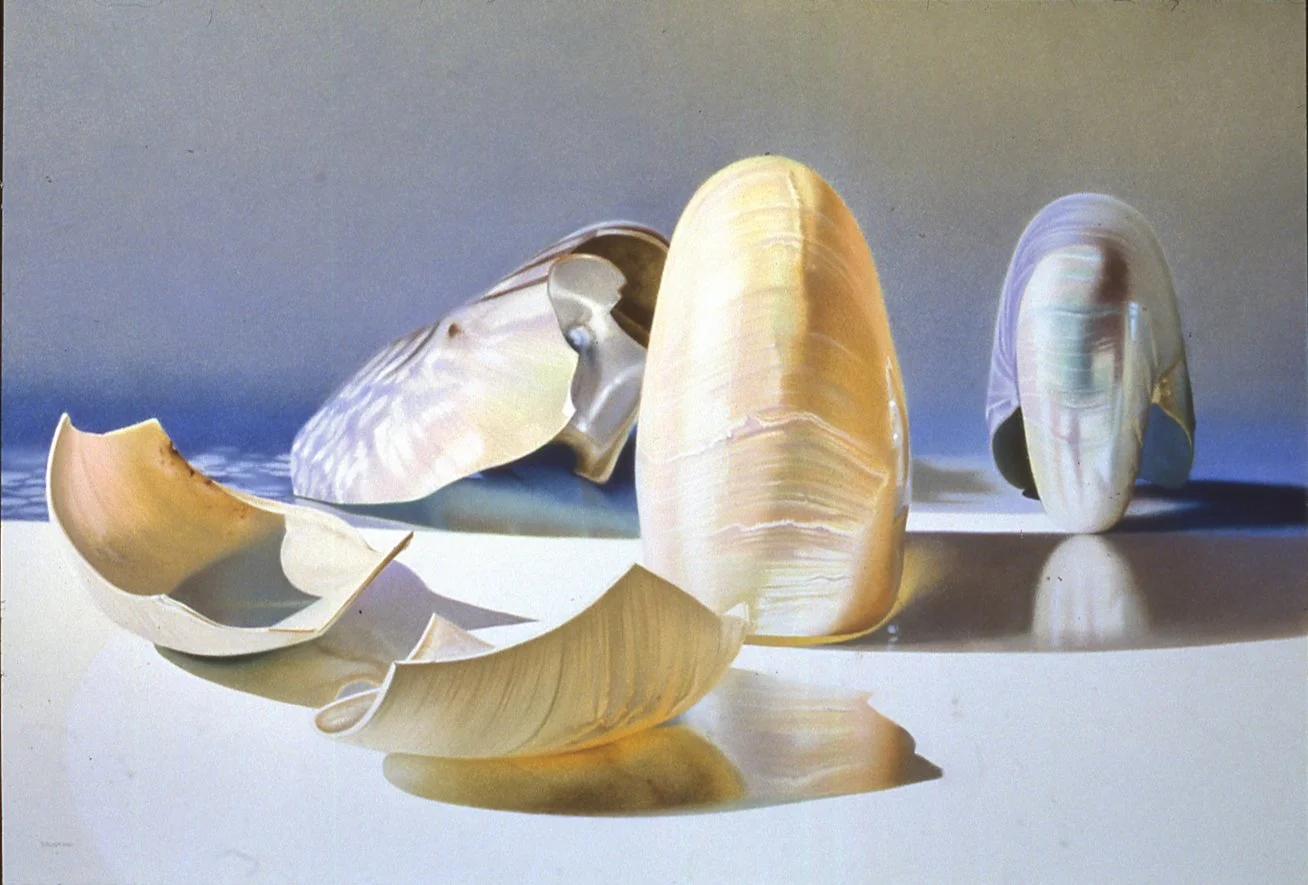 Glacial Metamorphosis, Chalk Pastel on Paper, 30" x 44"  1990