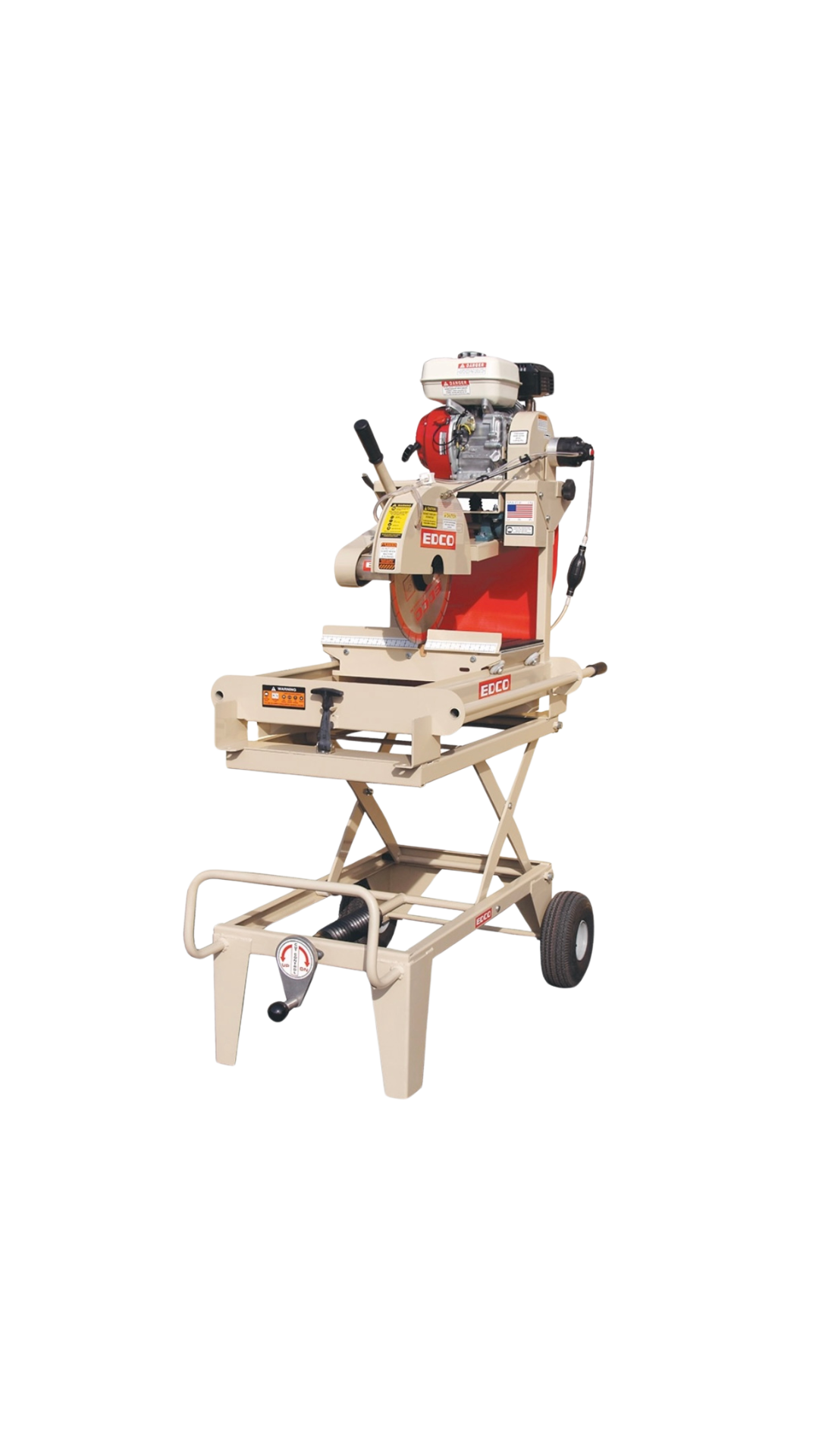 14" Concrete Table Saw, Gas Powered