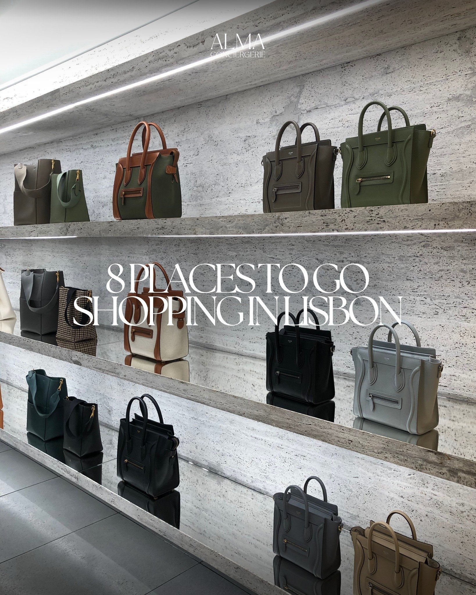 🇵🇹Compras em Lisboa: os nossos endere&ccedil;os favoritos ✨ 

Entre concept stores art&iacute;sticos, boutiques de designers, lembran&ccedil;as com estilo e marcas de luxo, Lisboa est&aacute; repleta de p&eacute;rolas para quem adora boas descobert