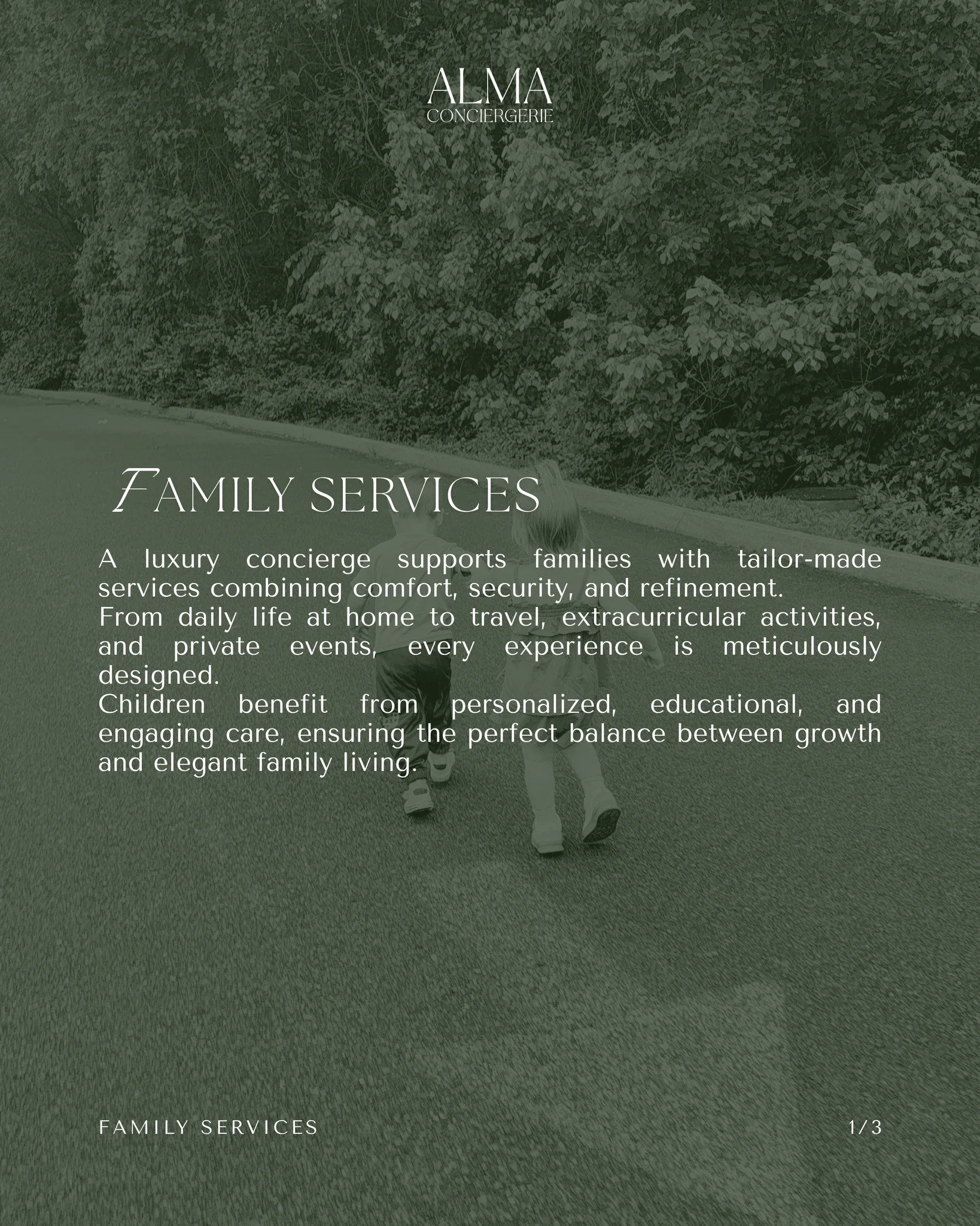 🇵🇹 ✨ Proporcione &agrave; sua fam&iacute;lia experi&ecirc;ncias personalizadas, combinando conforto, sofistica&ccedil;&atilde;o e momentos inesquec&iacute;veis.
Do dia a dia a viagens sob medida, atividades educativas e eventos privados, cada detal