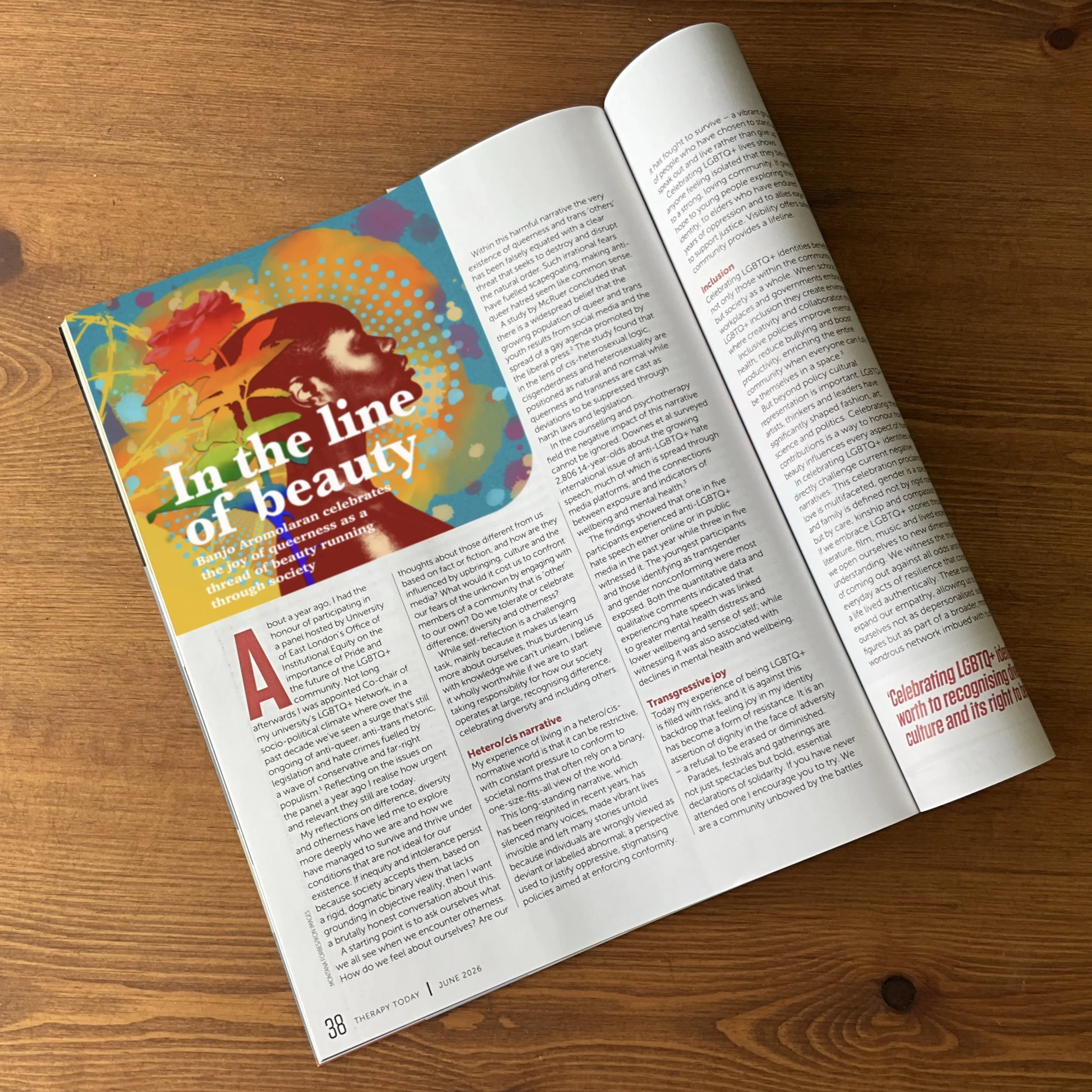Therapy Today Article