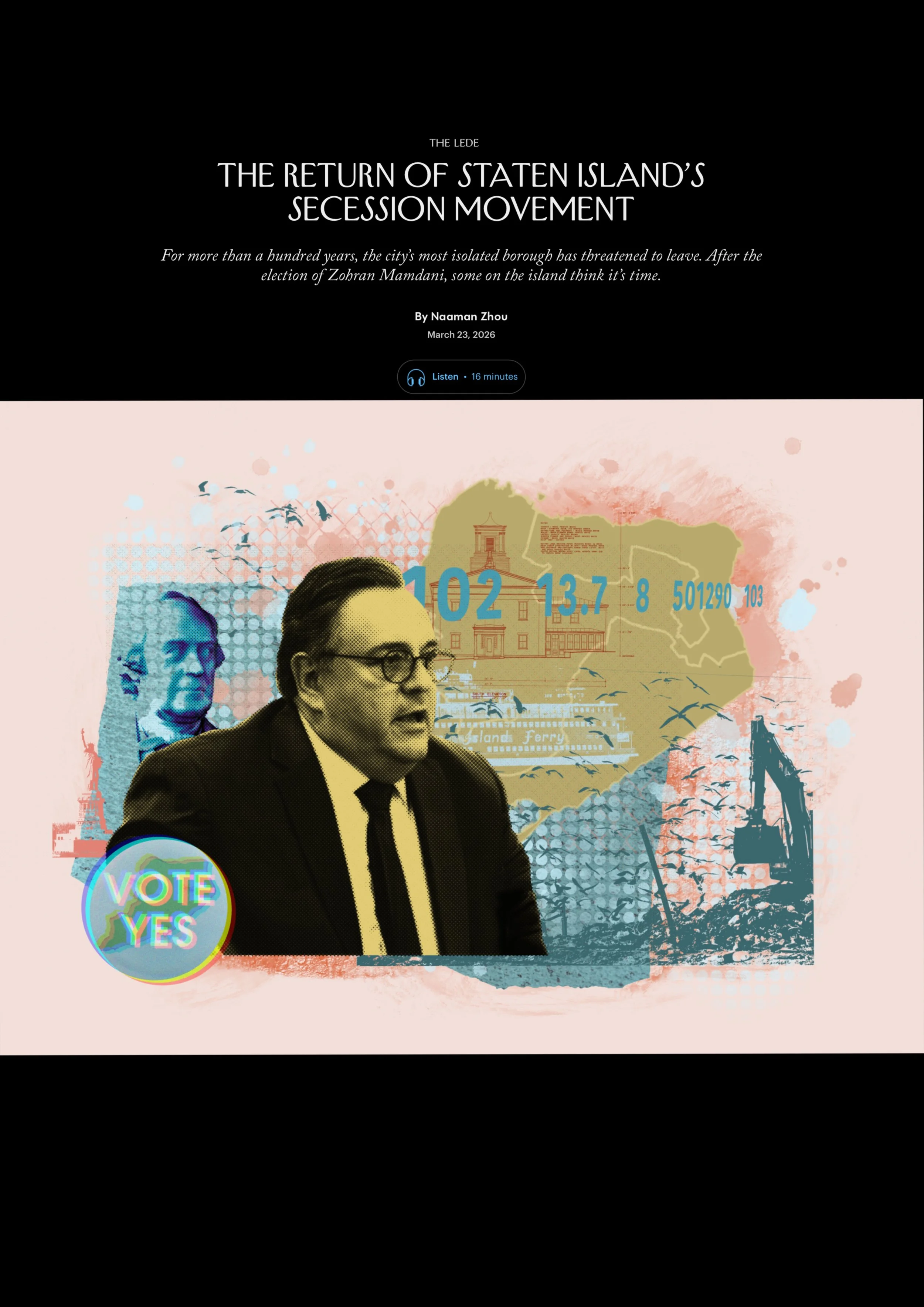 New Yorker Magazine article The Lede