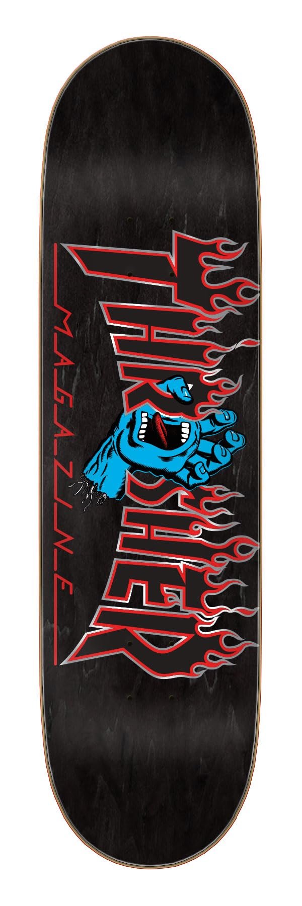 Santa Cruz | Deck Thrasher Screaming Flame Logo (8.5x32.2'')