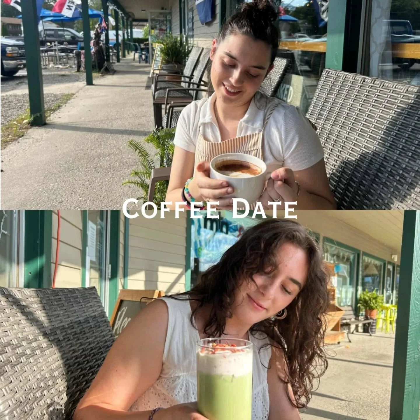 Seasonal sips + a coffee date โ๐๐ฅญ Hot pumpkin spice latte or iced mango coconut matcha (cold foam however you want it).โจ๏ธ