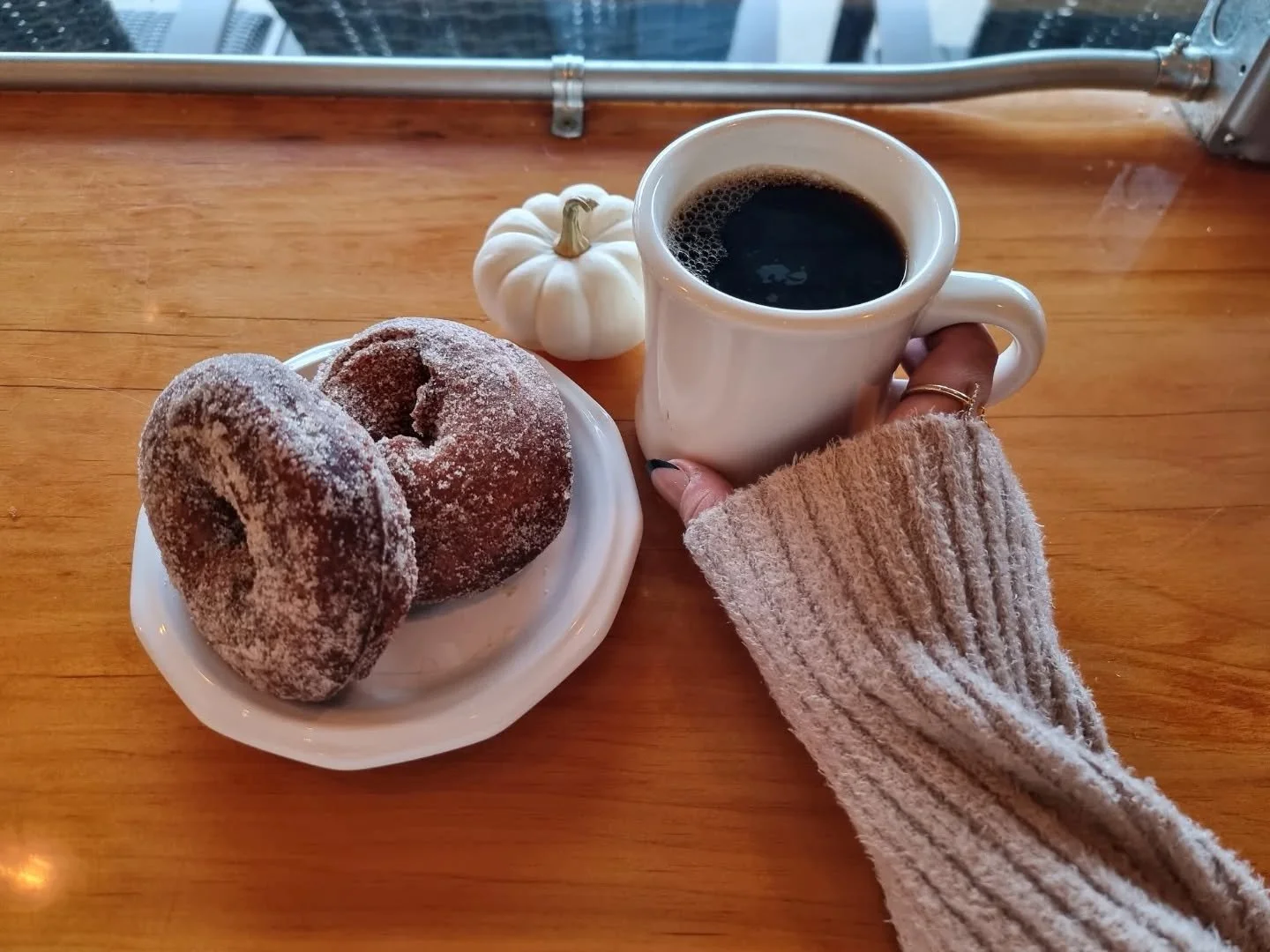 The taste of fall, made fresh daily. Come grab our local apple cider donuts before they’re gone ๐ค
-
-
-
#AppleCiderDonuts #FreshAndLocal #FallTreats #CozySeason #DonutLovers #LimitedBatch