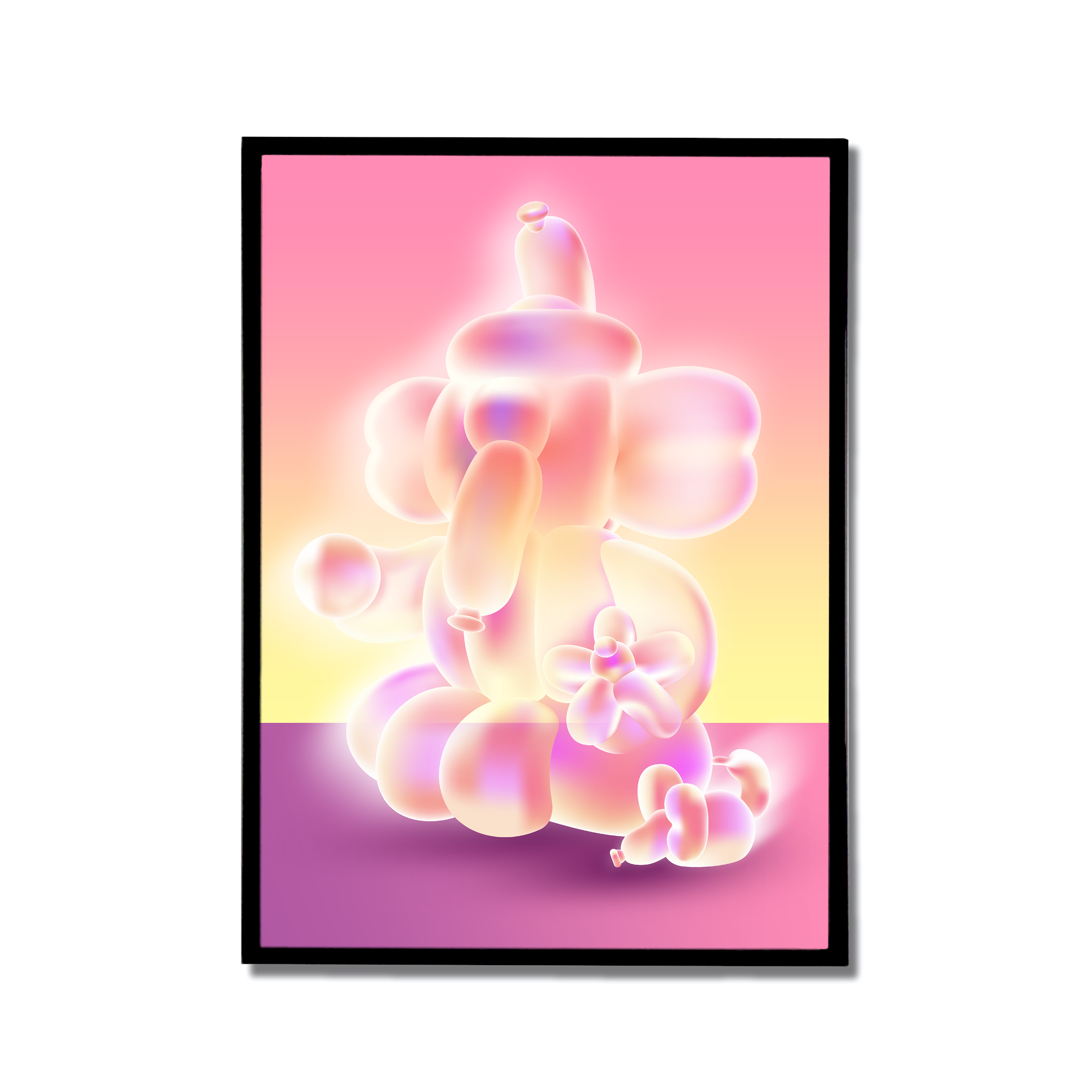 "Balloon Ganesha In Vivid Room"