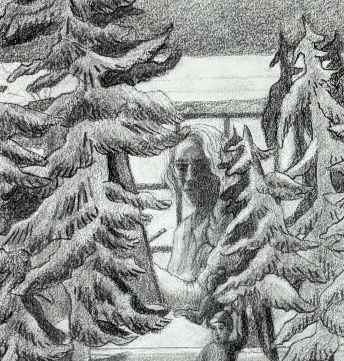 Portrait of the Seagull's Keeper - detail