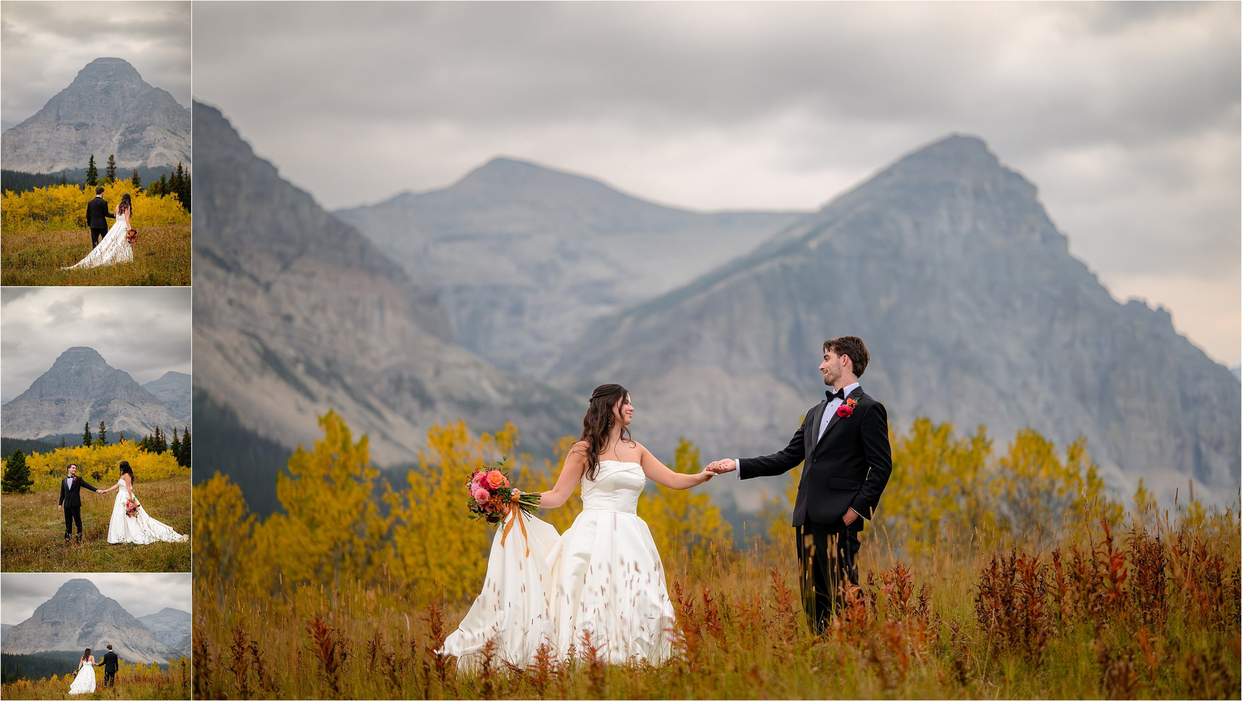 Glacier National Park Sunset Elopement