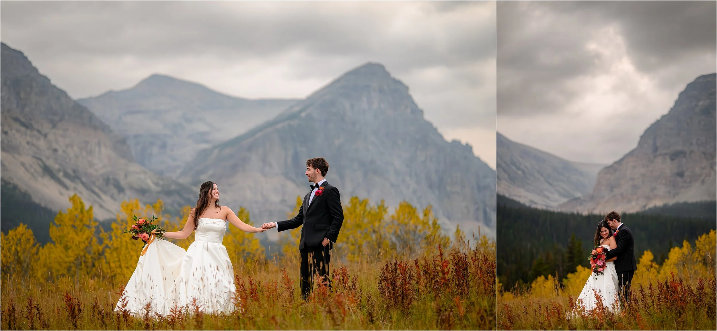 Glacier National Park Wedding Photographer | Glacier National Park Elopement Photographer | Montana Wedding Photographer | Montana Elopement Photographer | Sunset Elopement