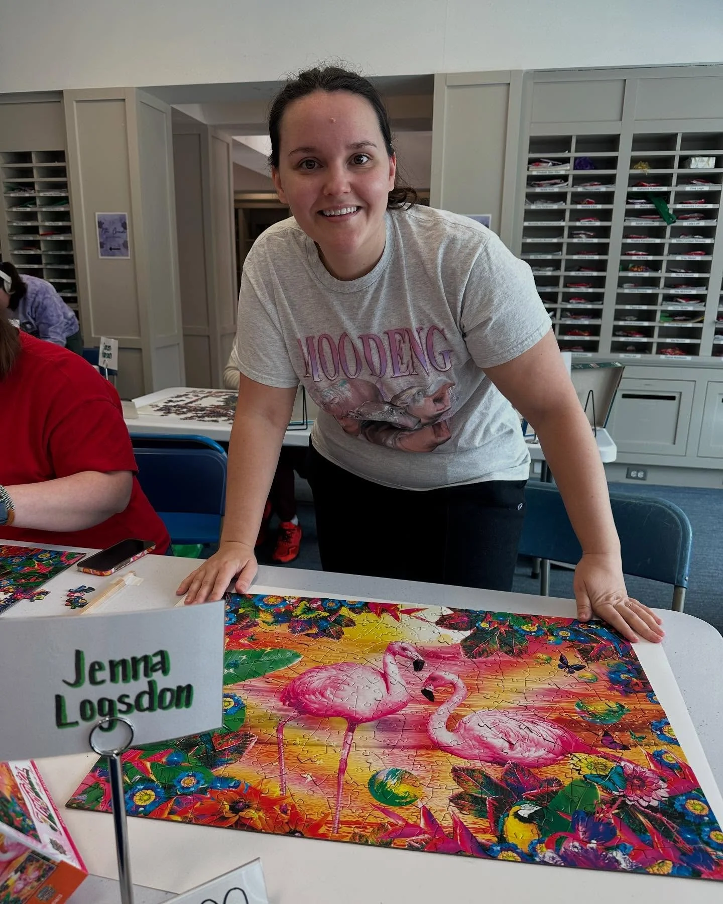 Congratulations to the winners of HEAT 1 at our Valentine&rsquo;s Puzzle Competition this past Saturday! 🧩

HEAT 1 - SOLO 300pc
MASTERPIECESINC: PRETTY IN PINK
🥇1st Place: Jenna Logsdon: 00:56:14
🥈2nd Place: Erika Sorrel: 00:57:33
🥉3rd Place: Emi
