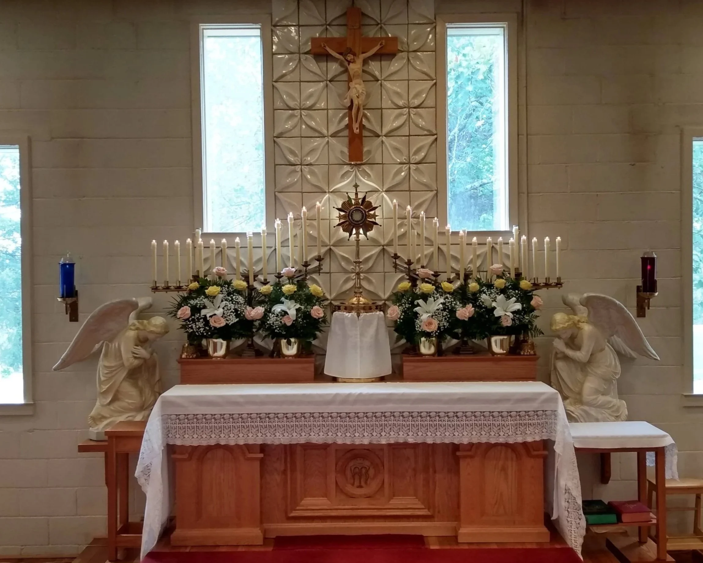 Eucharistic Adoration at the Dominican Monastery of St. Jude.