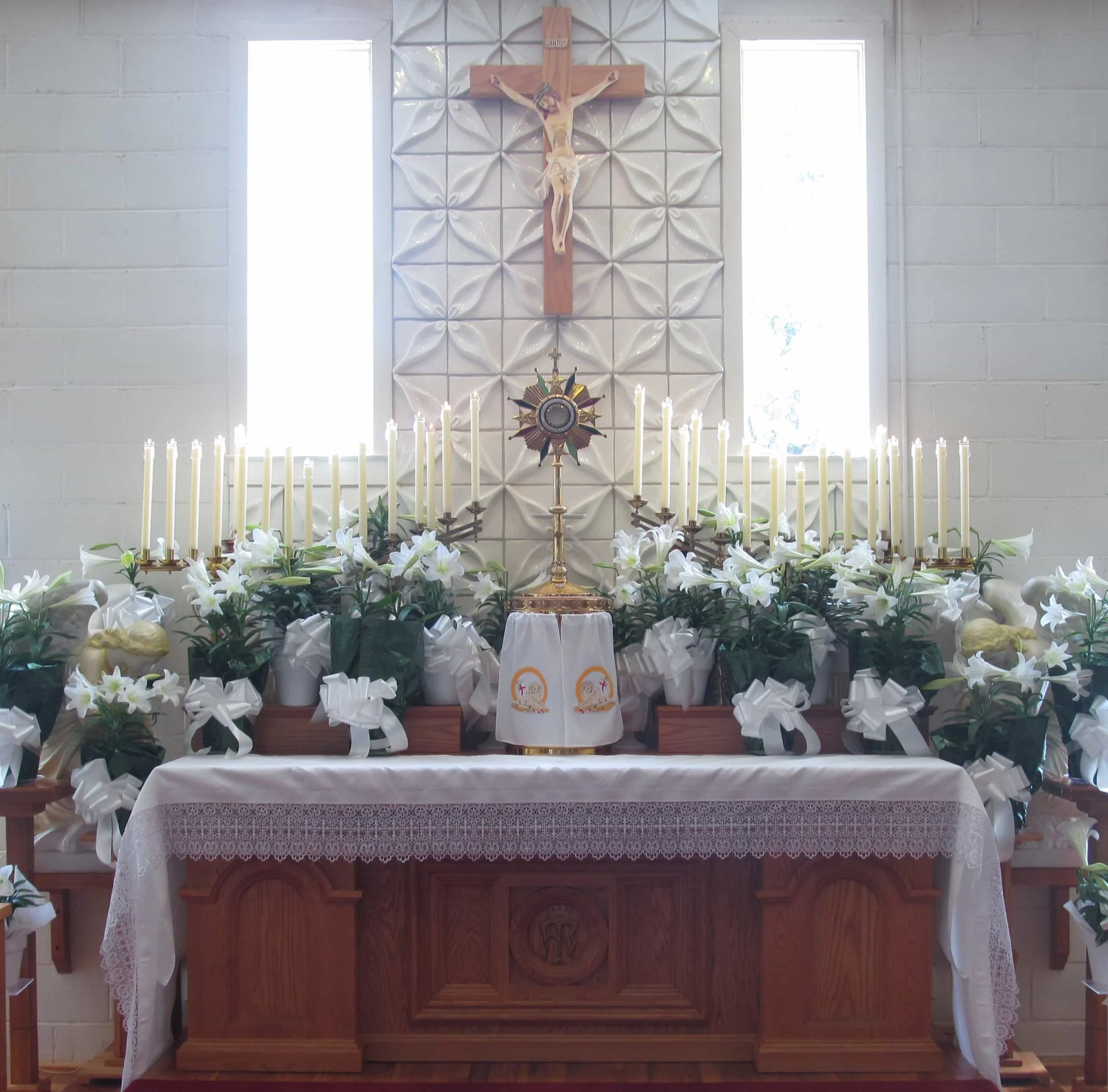 Eucharistic Adoration at the Dominican Monastery of St. Jude.
